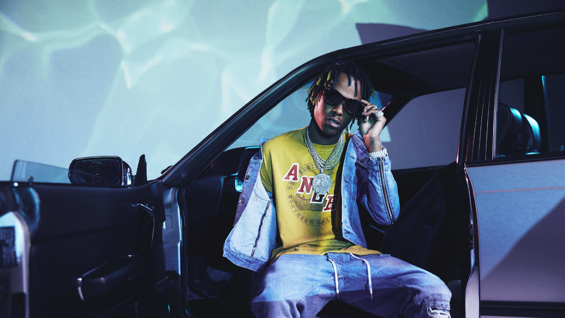 Jeté D'automne, la Musique Hip Hop, Rappeur, Jaune, Voiture. Wallpaper in 1920x1080 Resolution