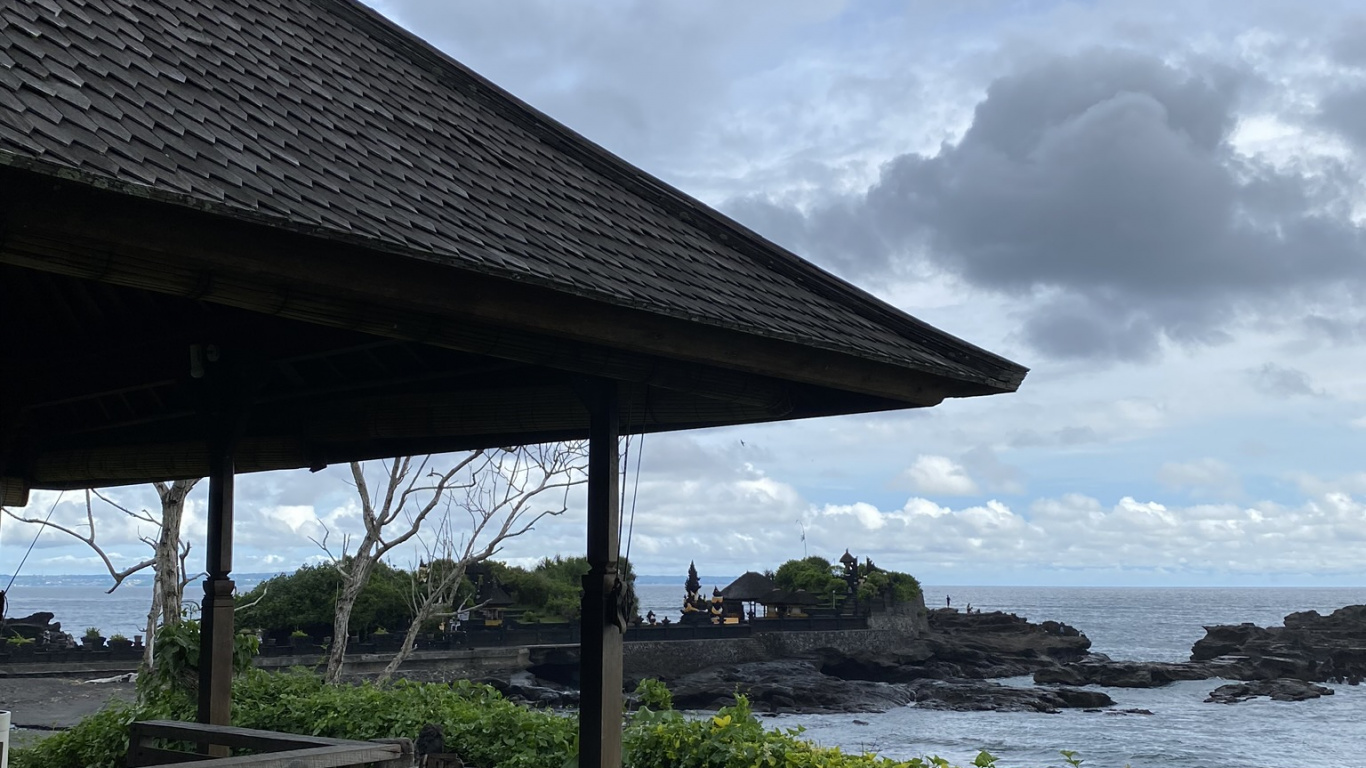 Indonésie, Bali, Eau, Allée, Cumulus. Wallpaper in 1366x768 Resolution