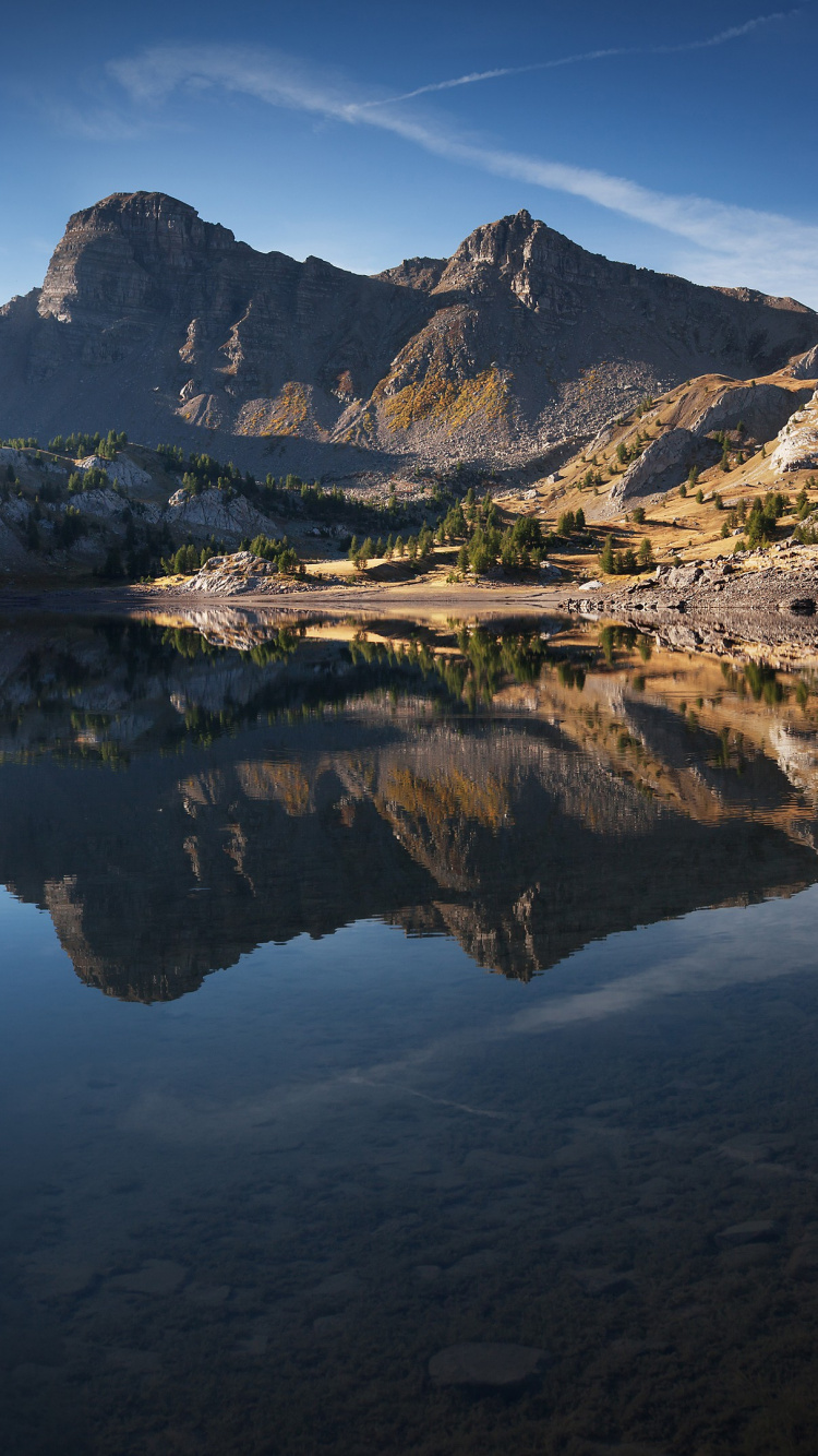 Lago Allos, Lago Titicaca, Lago Blanco, Lago, Naturaleza. Wallpaper in 750x1334 Resolution