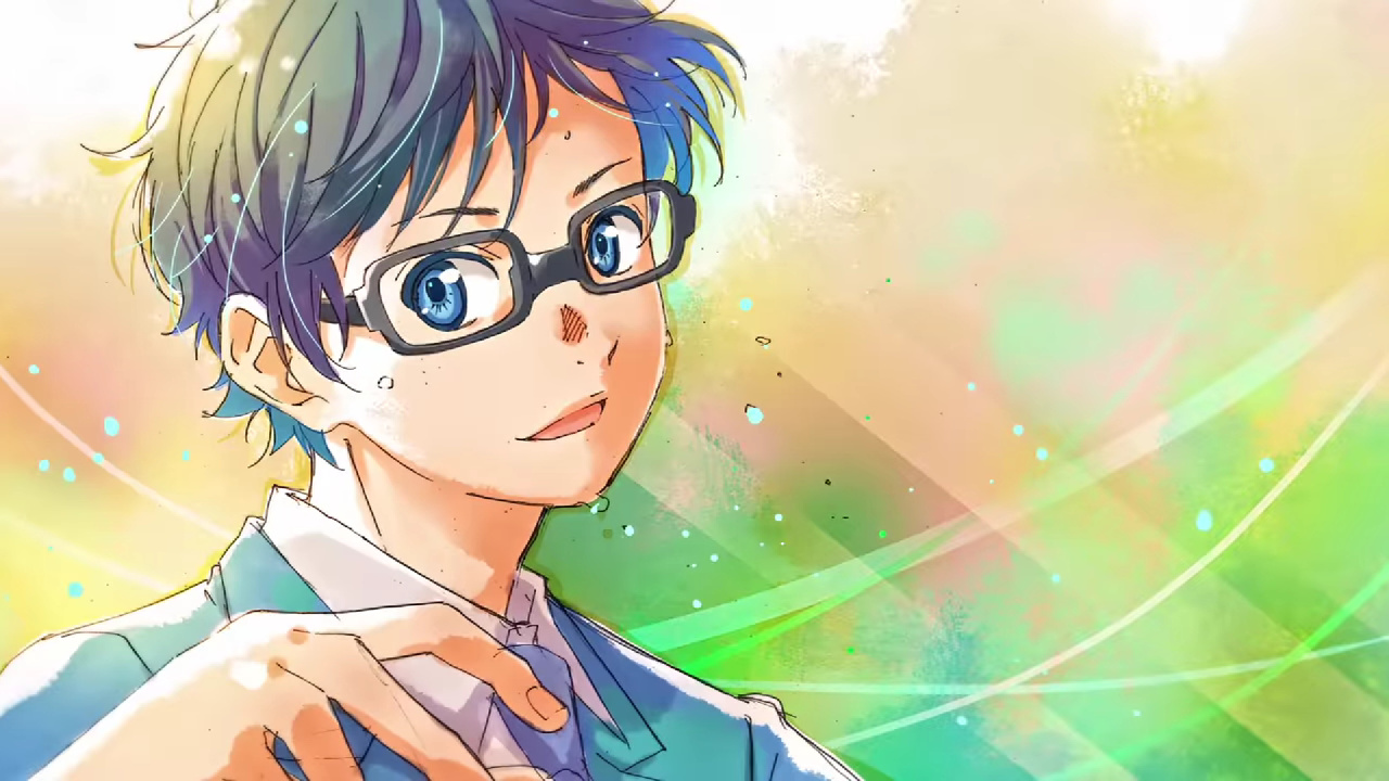 Arima Kousei, Ksei Arima, Kaori Miyazono, Piano, de Dibujos Animados. Wallpaper in 1280x720 Resolution