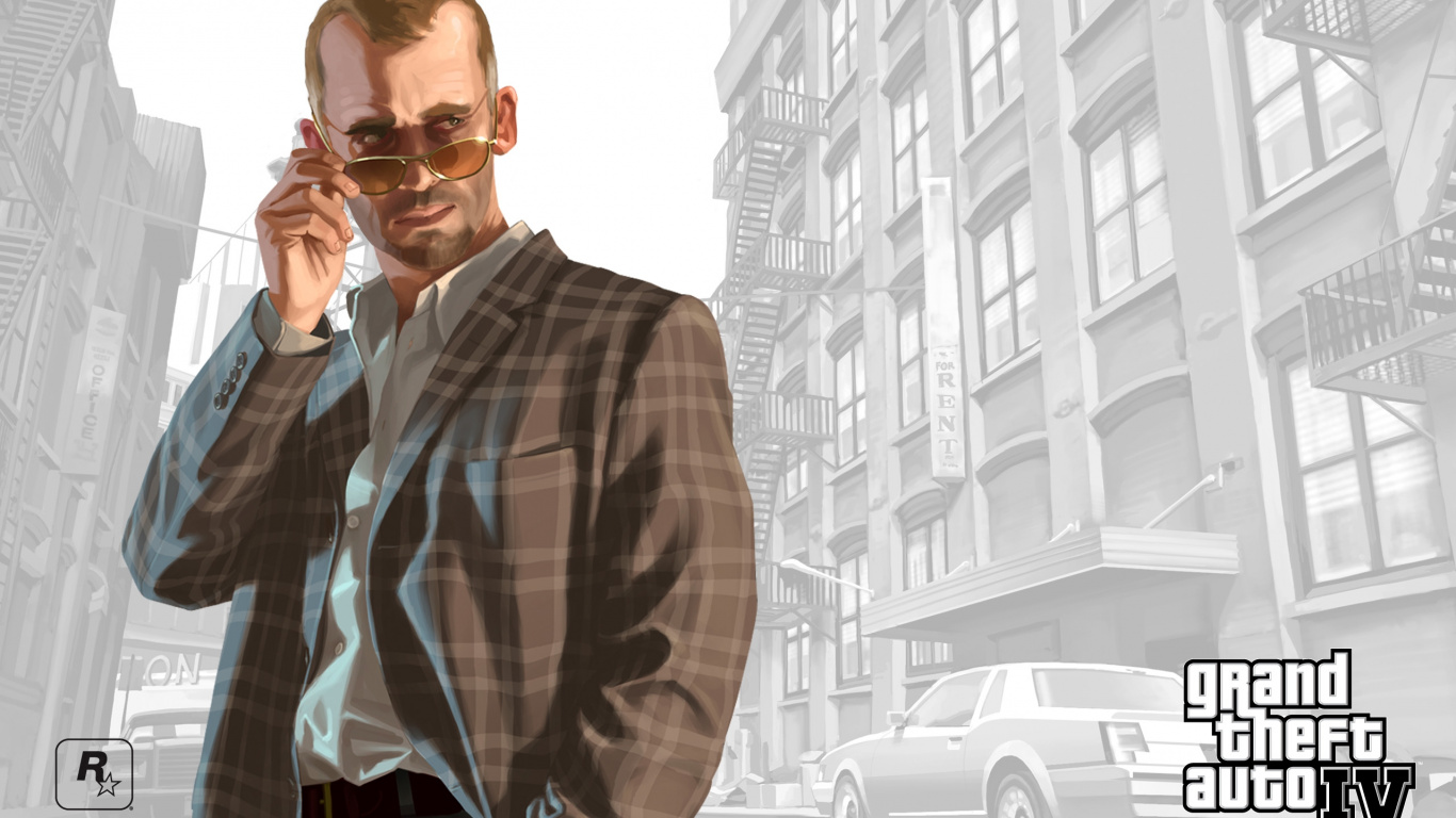 Travailleur en Col Blanc, Gta 4, Conception, Gta Iv, Gta. Wallpaper in 1366x768 Resolution