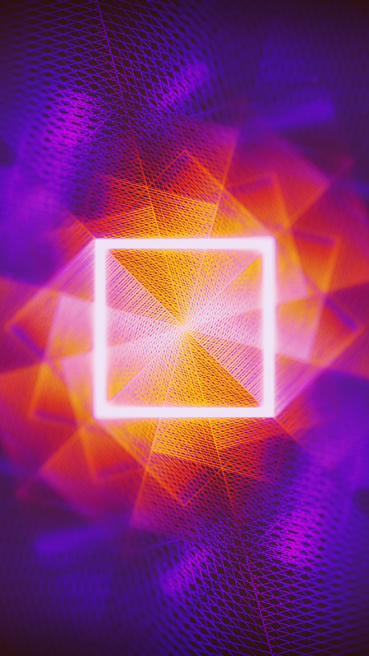 紫色的, 光, 紫罗兰色, 图形设计, 对称 壁纸 1440x2560 允许