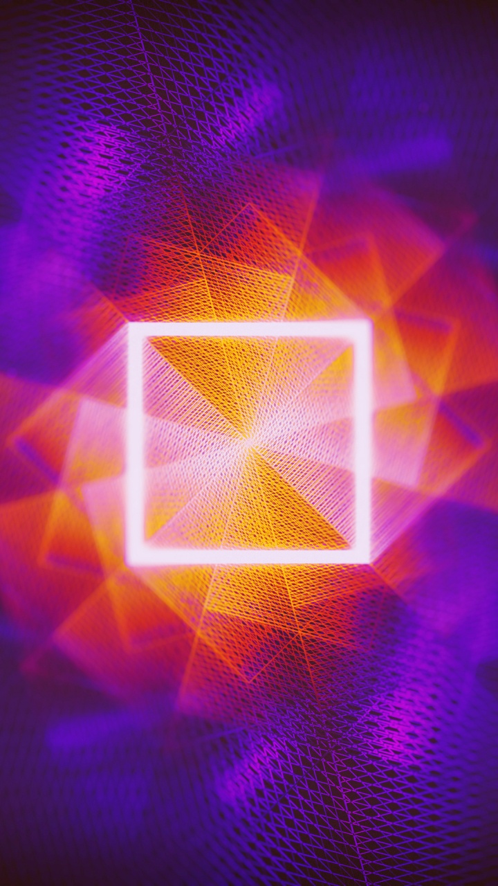 紫色的, 光, 紫罗兰色, 图形设计, 对称 壁纸 720x1280 允许