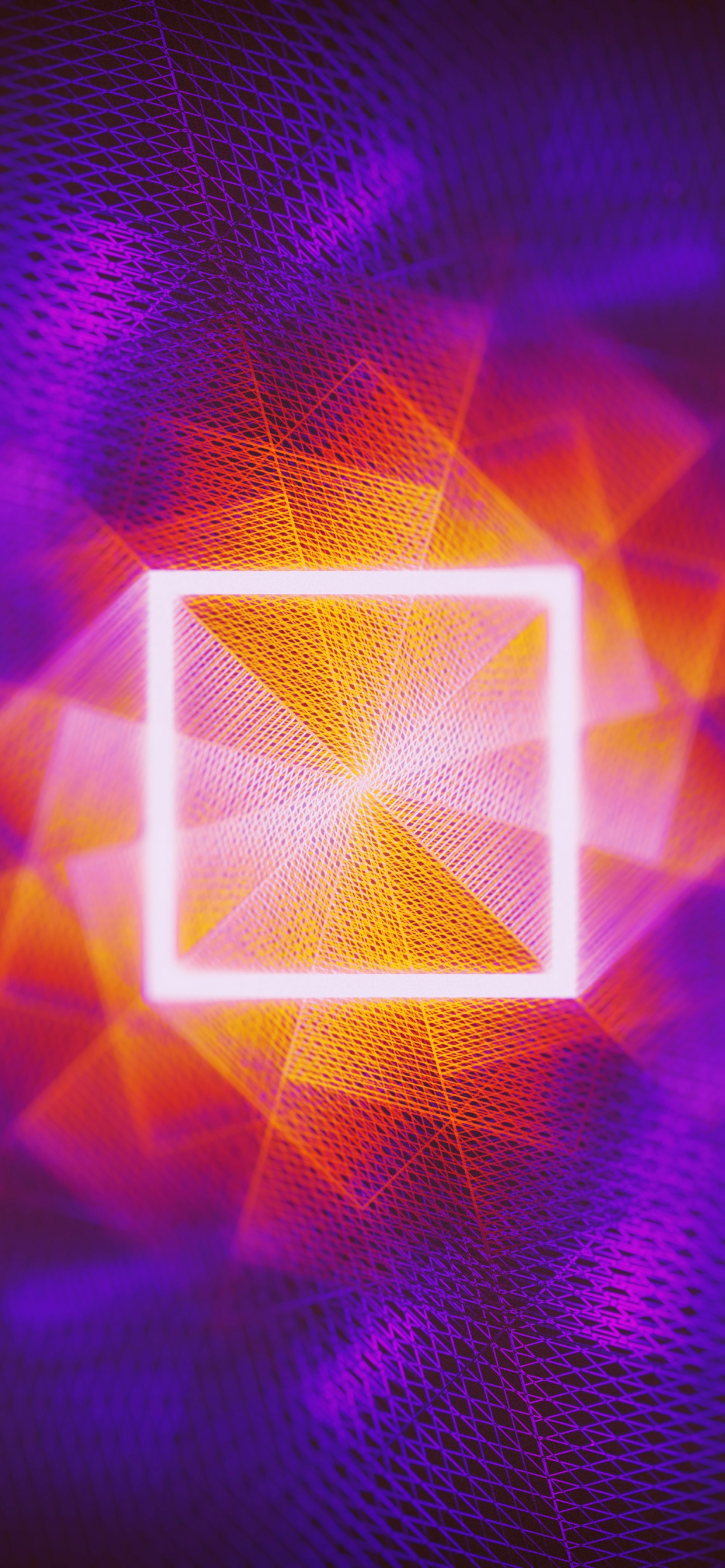 Purple and White Light Digital Wallpaper. Wallpaper in 1242x2688 Resolution