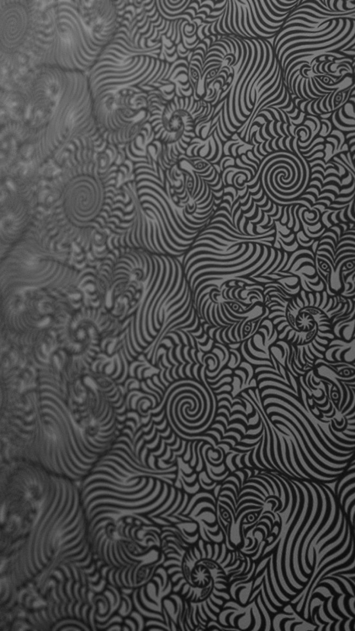 Grey and White Floral Textile. Wallpaper in 720x1280 Resolution