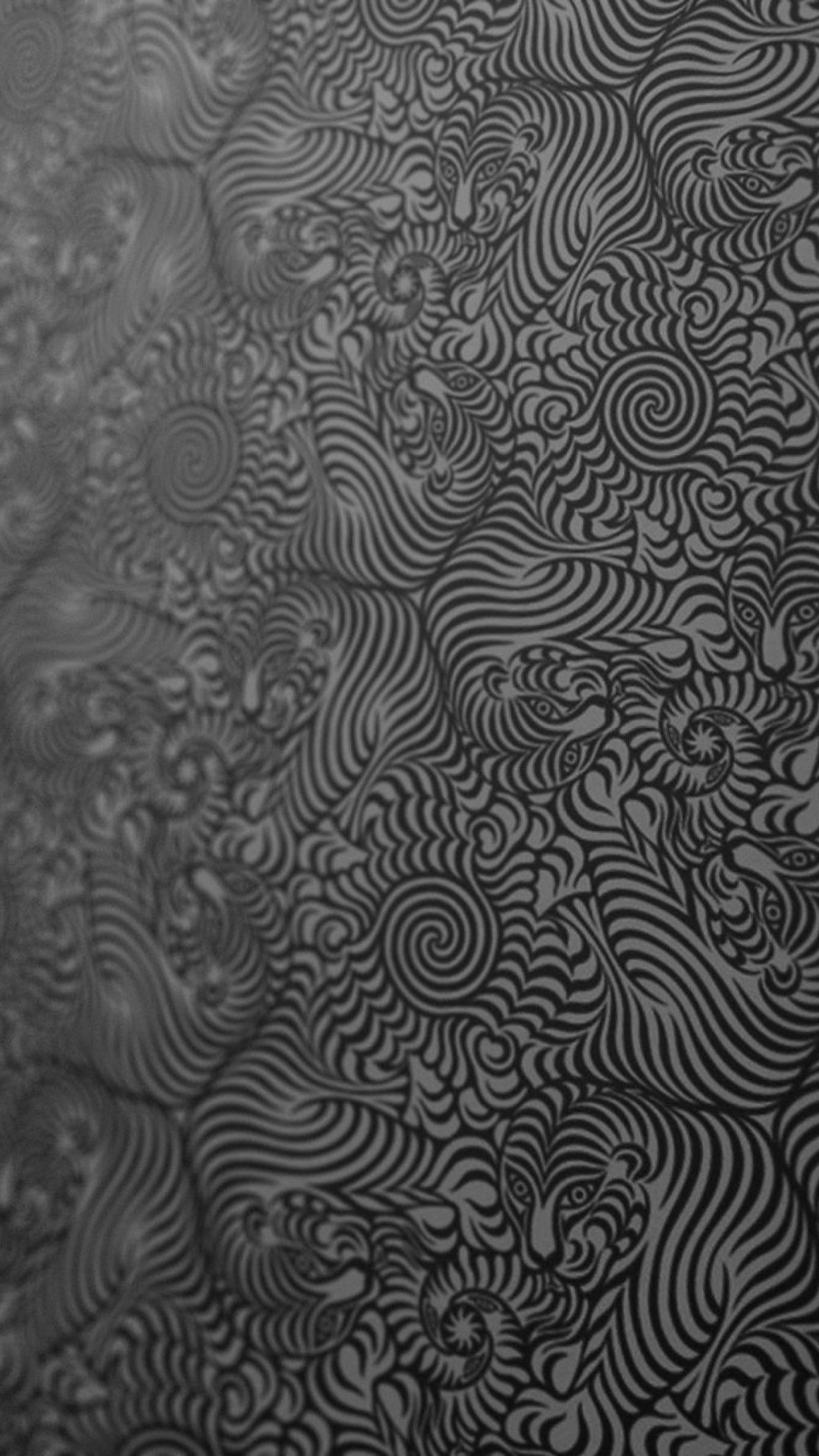 Textil Floral Gris y Blanco. Wallpaper in 1080x1920 Resolution