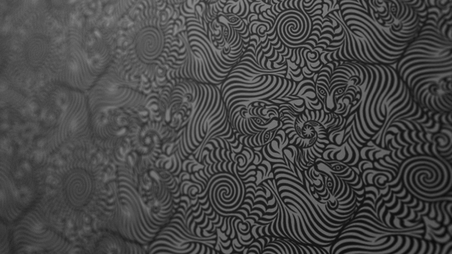 Textil Floral Gris y Blanco. Wallpaper in 1920x1080 Resolution