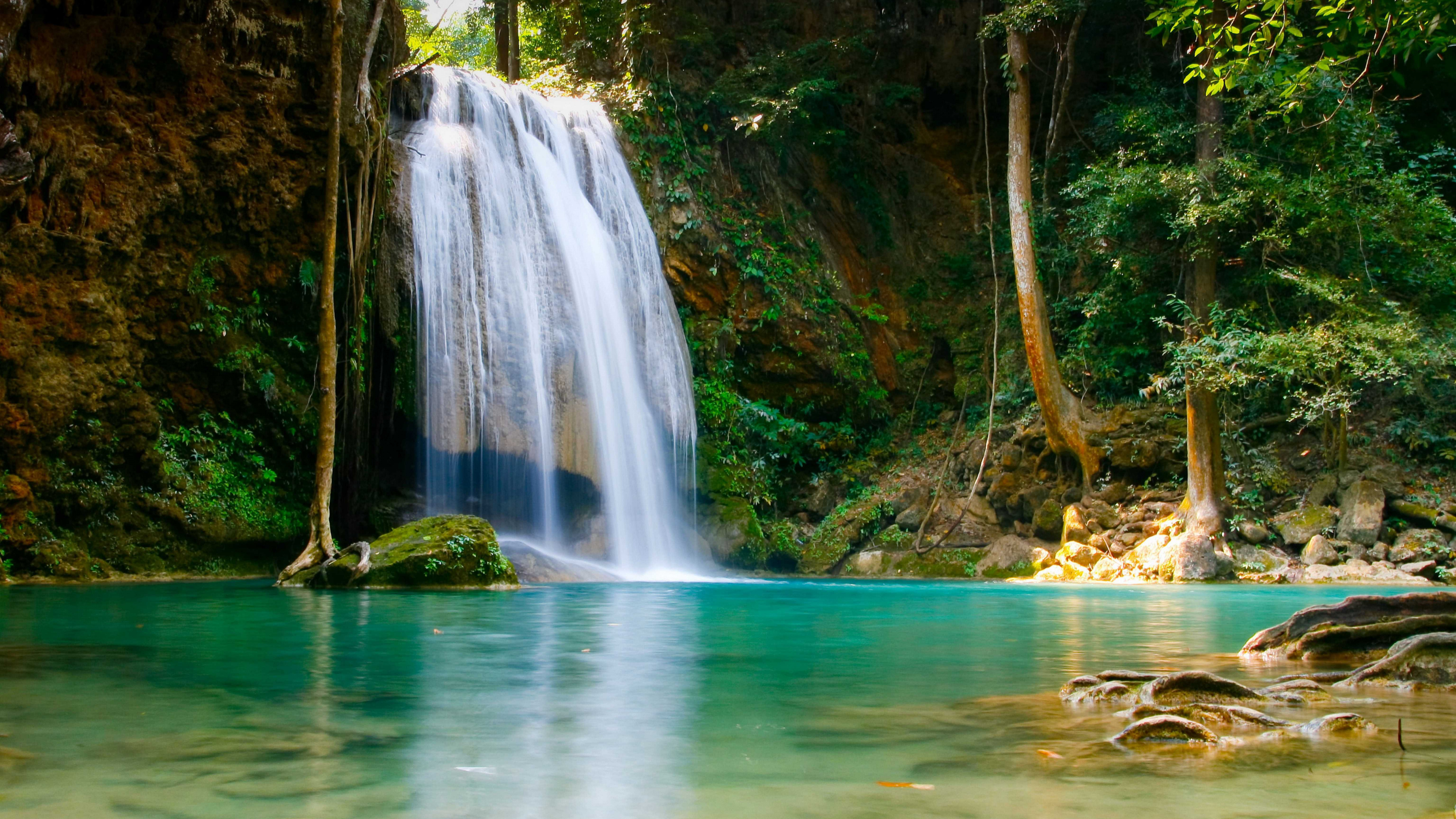 Cascade, Corps de L'eau, Les Ressources en Eau, Paysage Naturel, Nature. Wallpaper in 3840x2160 Resolution