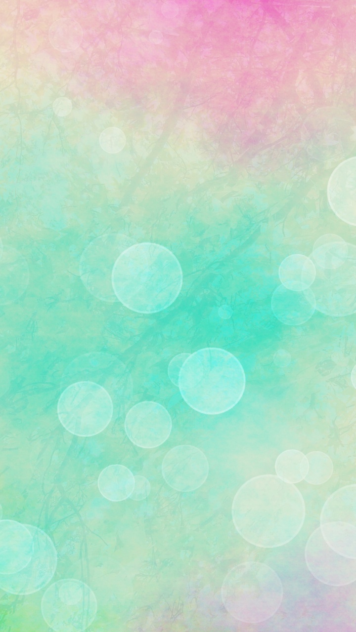 Pintura Abstracta Rosa Verde y Blanco. Wallpaper in 720x1280 Resolution