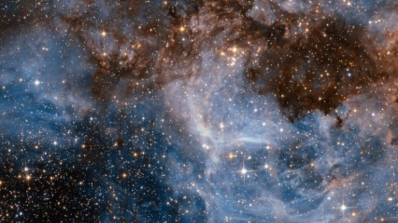 Blue and White Starry Night. Wallpaper in 1280x720 Resolution