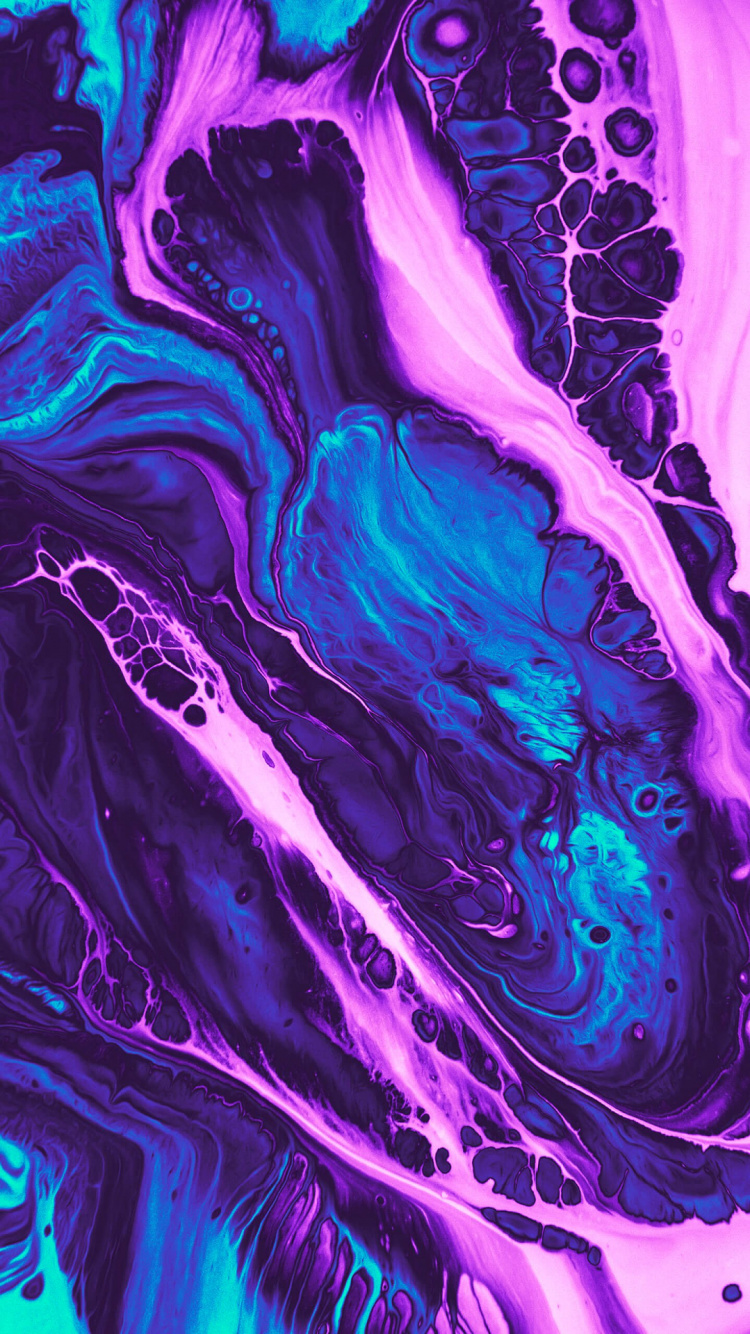 Manzana, Ios, Smartphone, Android, Azul. Wallpaper in 750x1334 Resolution