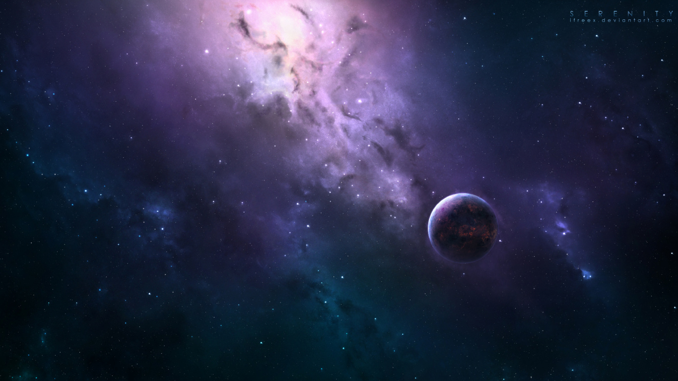 White Moon in The Sky. Wallpaper in 1366x768 Resolution
