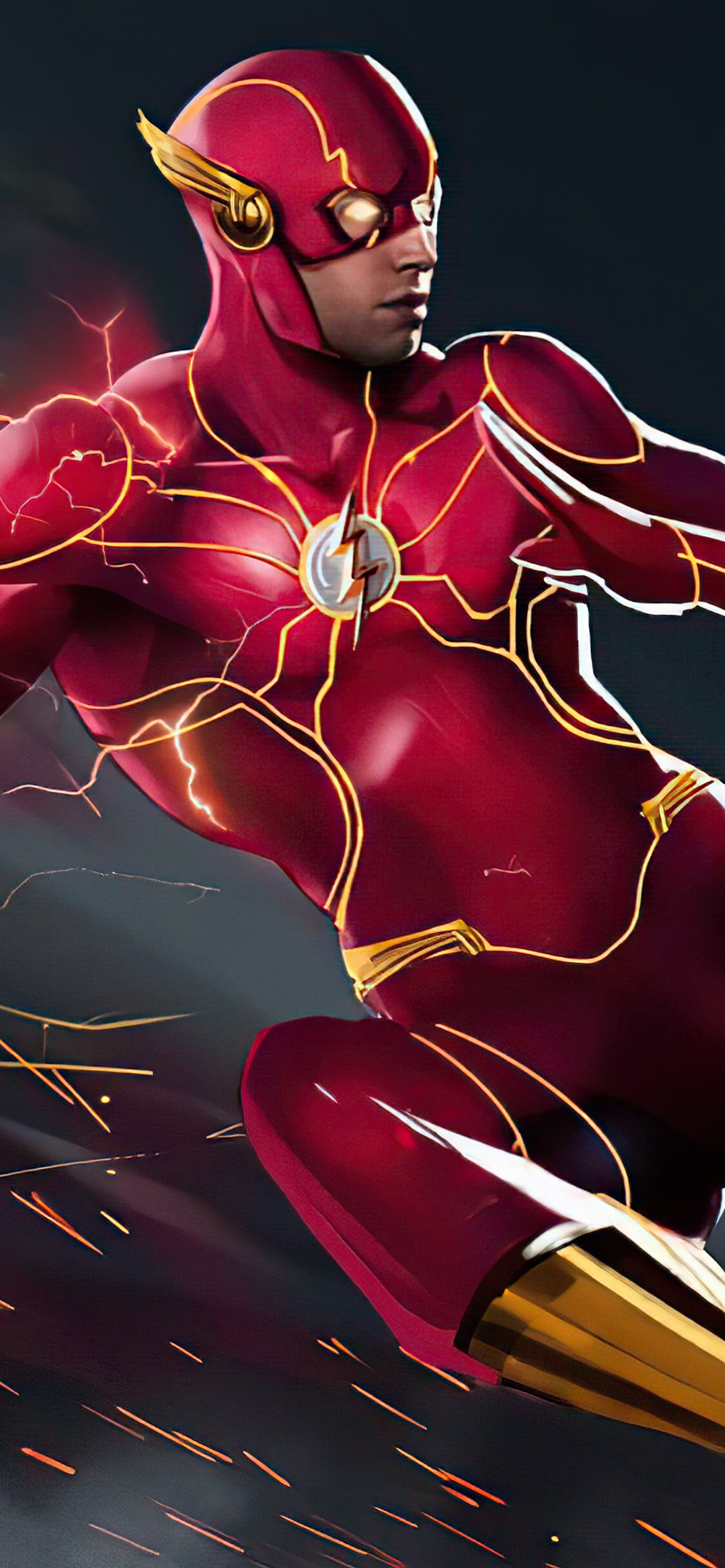 Super Flash. Wallpaper in 1242x2688 Resolution