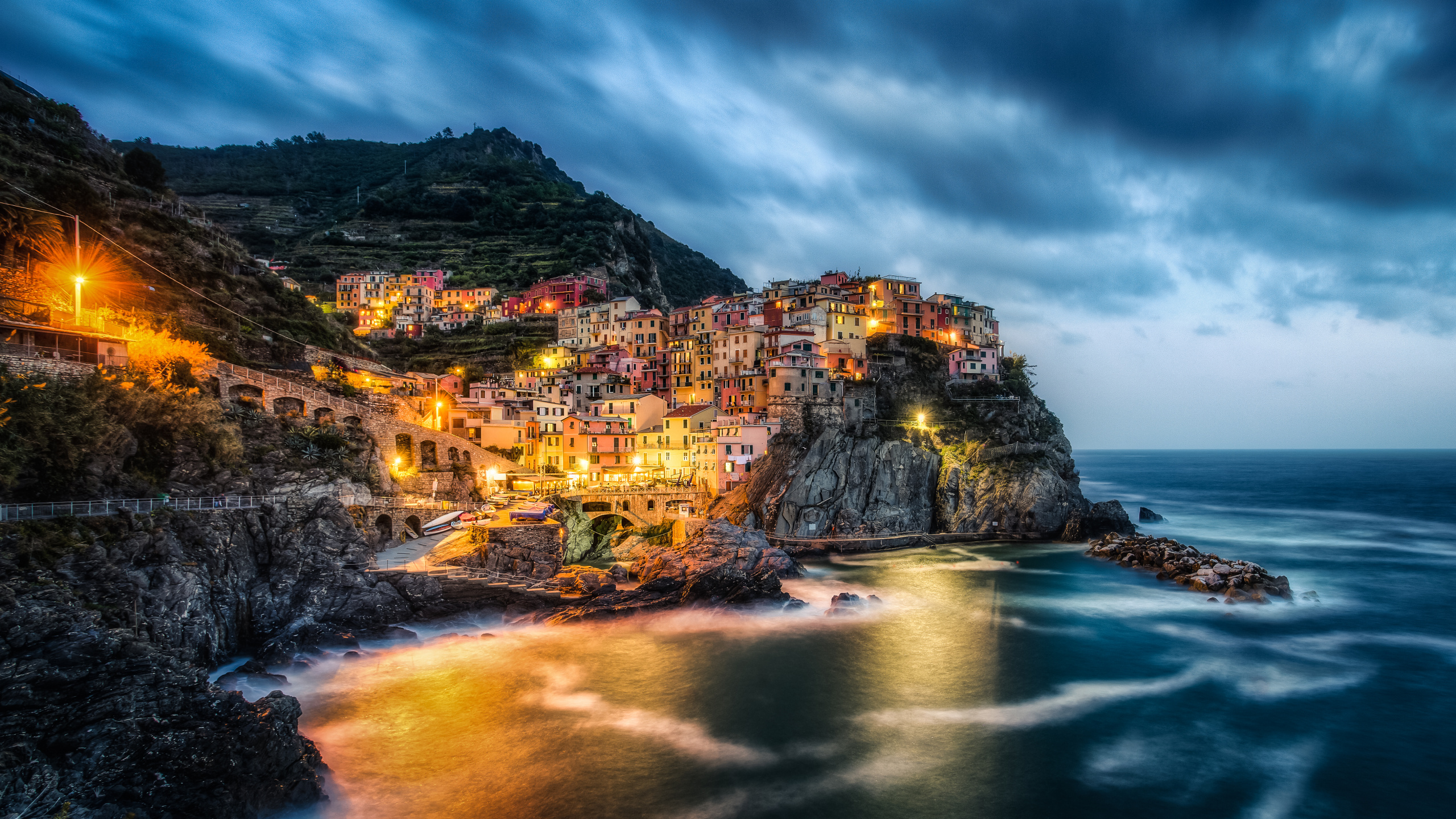 性质, 大海, 海岸, 悬崖, 岸边 壁纸 2560x1440 允许