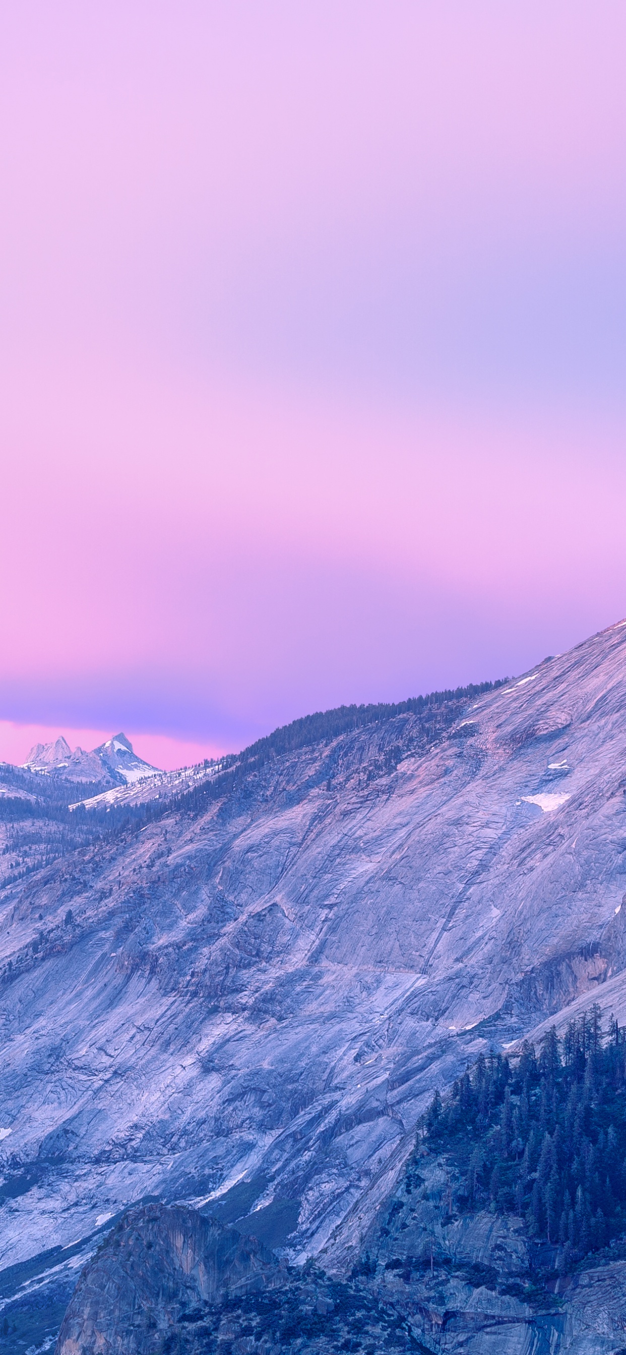 Mac Os, le Parc National de Yosemite, la Vallée de Yosemite, Demi-Dôme, Glacier Point. Wallpaper in 1242x2688 Resolution