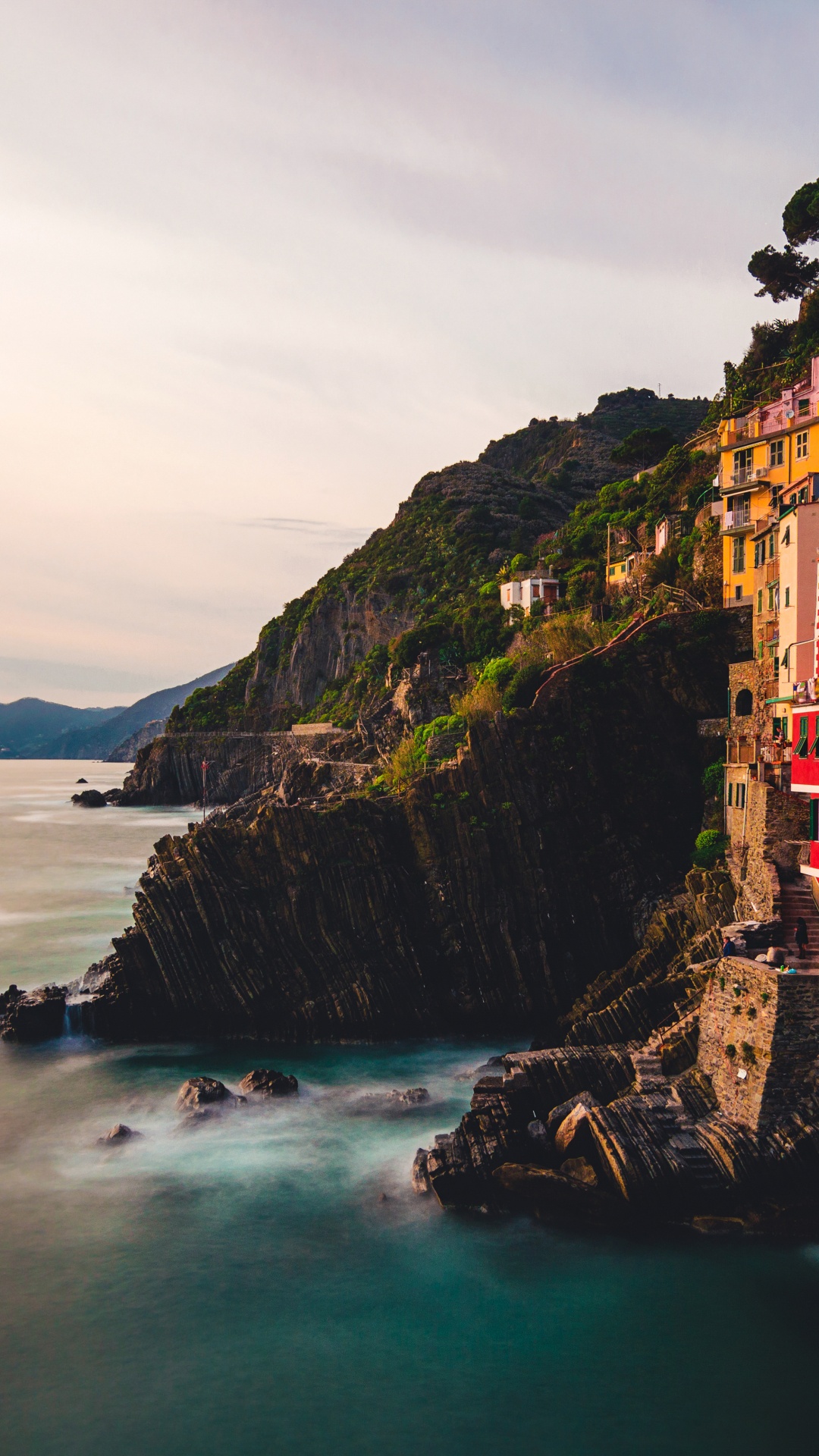 Cinque Terre National Park, Manarola, Vernazza, Sea, National Park. Wallpaper in 1080x1920 Resolution