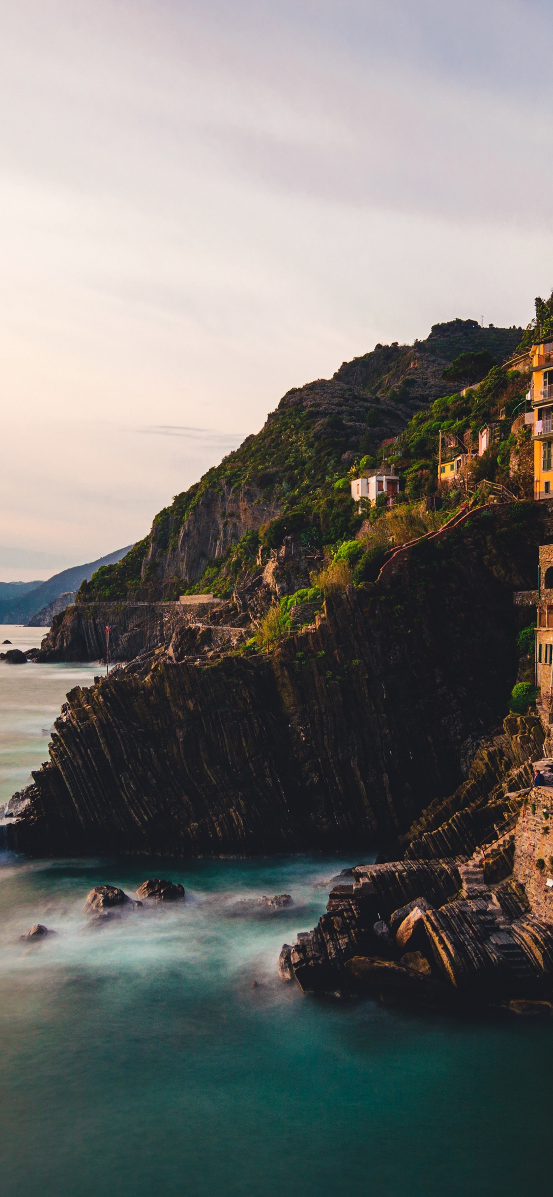 Cinque Terre National Park, Manarola, Vernazza, Sea, National Park. Wallpaper in 1125x2436 Resolution