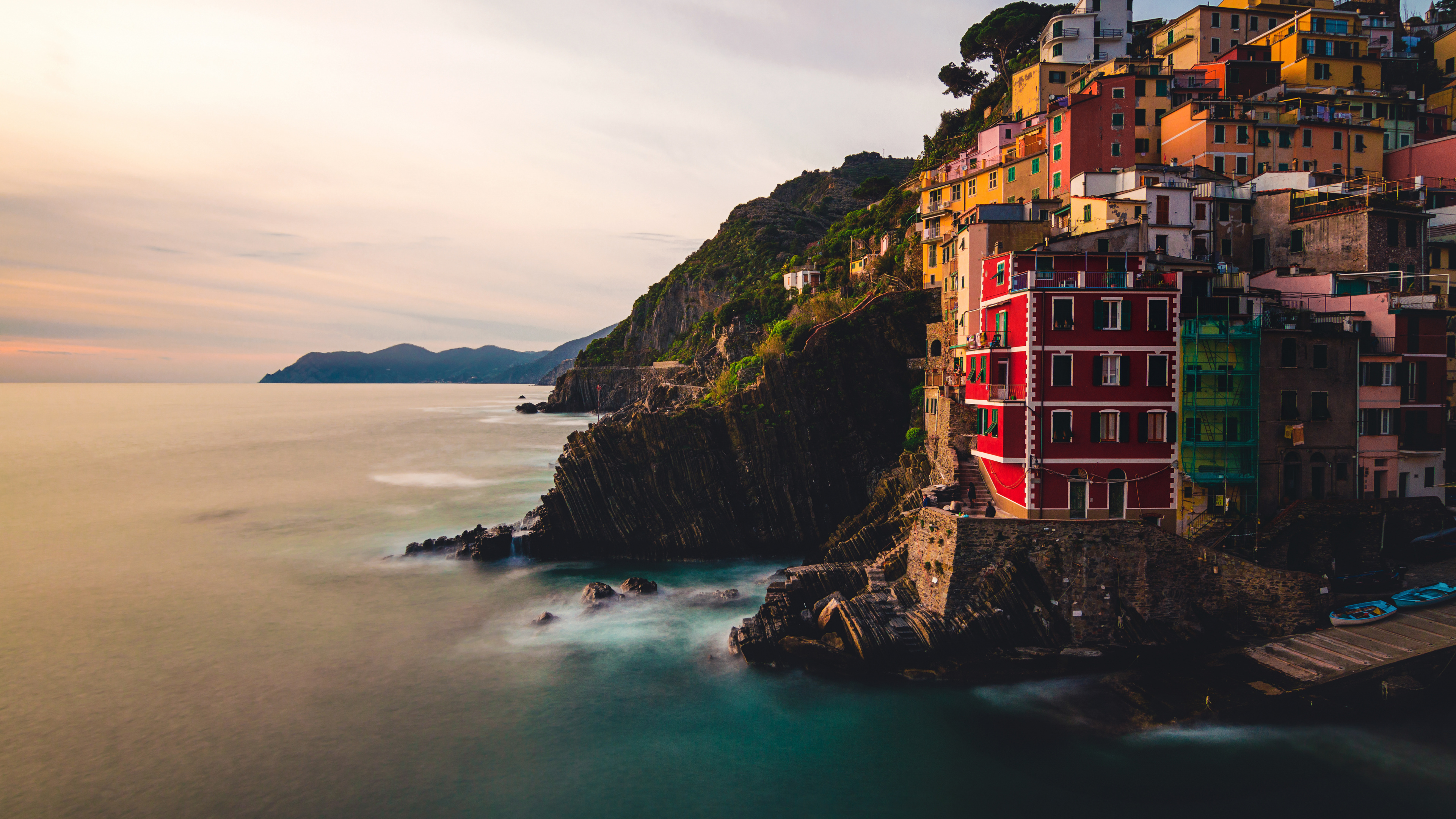 Cinque Terre National Park, Manarola, Vernazza, Sea, National Park. Wallpaper in 3840x2160 Resolution