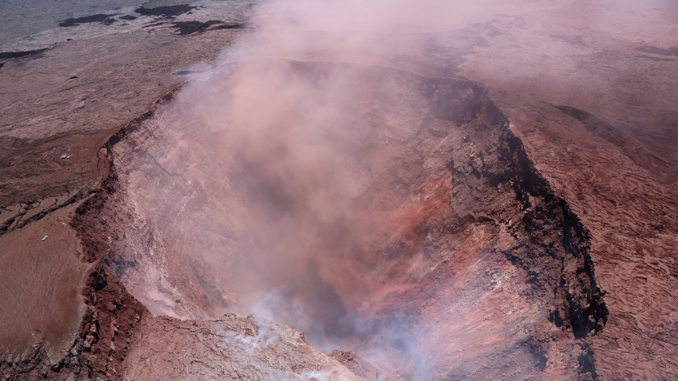 火山口, 地质学, 通气缝隙, 火山的地貌, 岩浆 壁纸 1366x768 允许