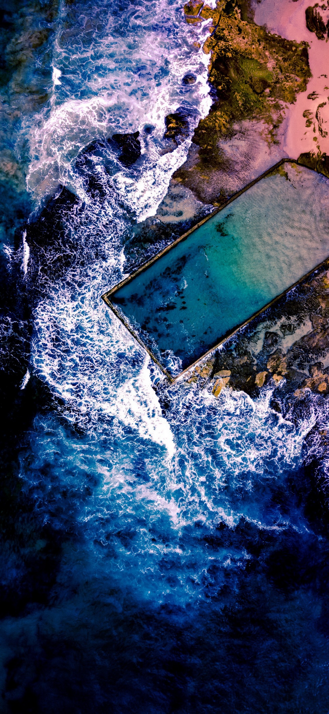 Natur, Wasser, Wasserressourcen, Blau, Wasserlauf. Wallpaper in 1125x2436 Resolution