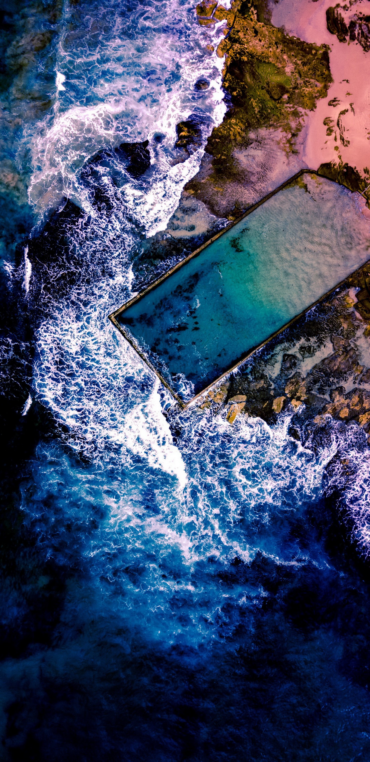 Naturaleza, Agua, Los Recursos de Agua, Azul, Curso de Agua. Wallpaper in 1440x2960 Resolution