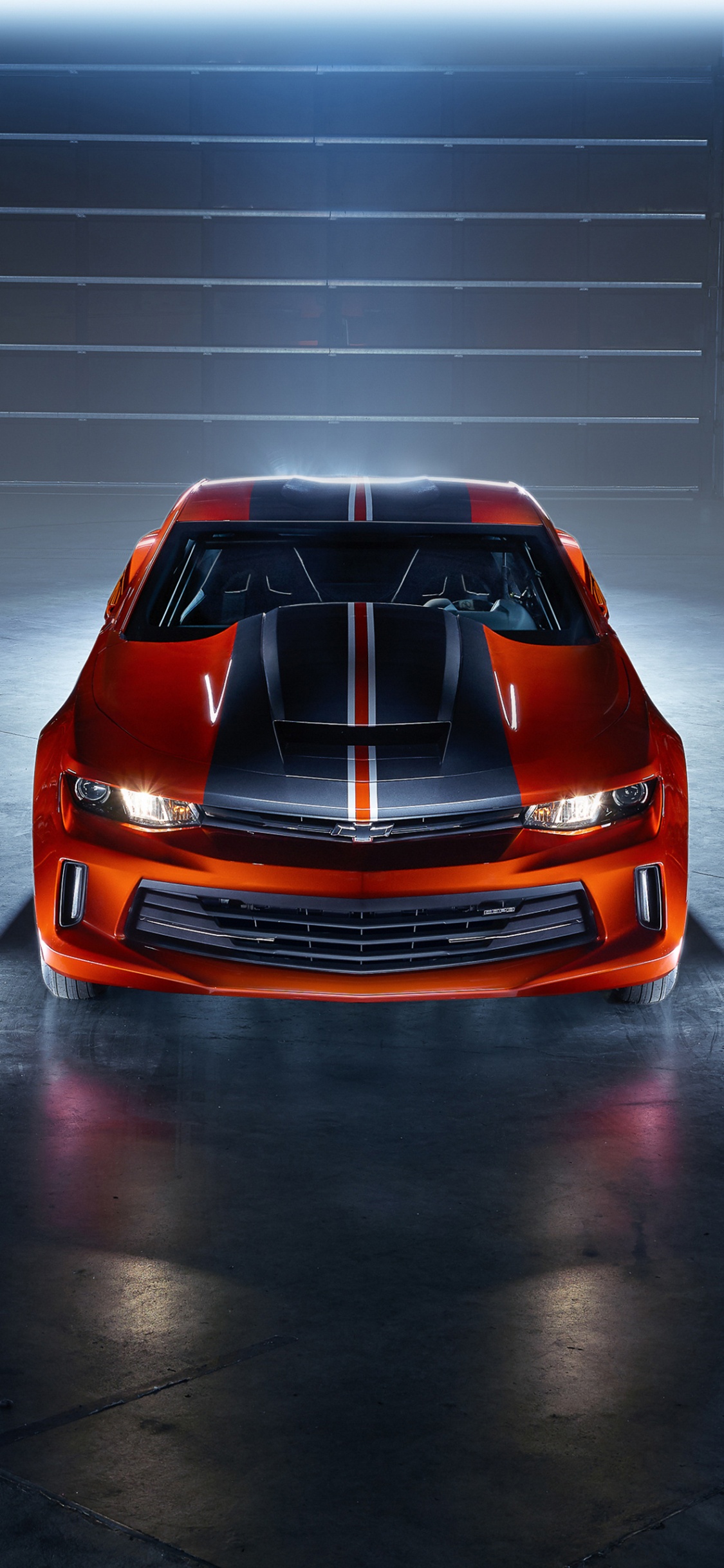 Coupe Camaro 2018, Chevrolet Camaro 2018, Yenko Camaro, Chevrolet, General Motors. Wallpaper in 1125x2436 Resolution