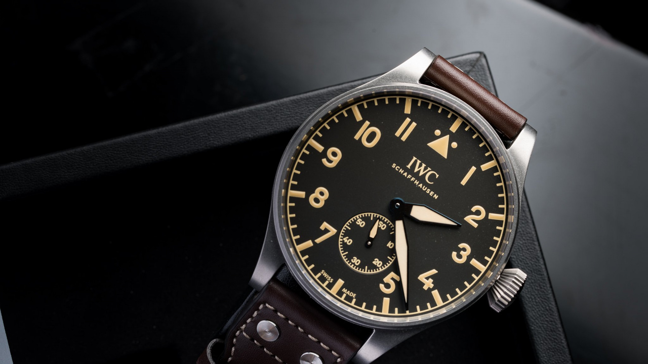 Montre IWC Big Pilots IW501001, International Watch Company, Watch, Horloge, Montre Analogique. Wallpaper in 1280x720 Resolution
