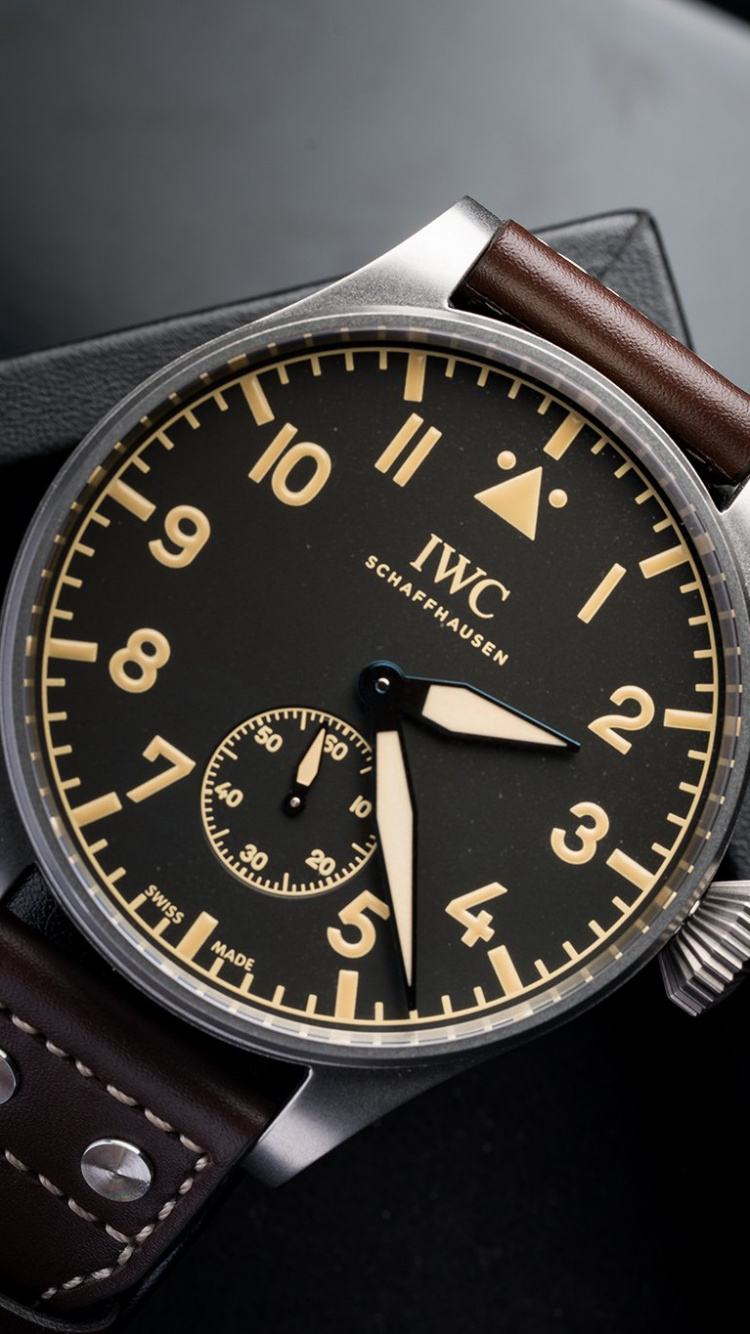 IWC 大飞行员腕表 IW501001, 国际手表公司, 看, 时钟, 模拟手表 壁纸 750x1334 允许