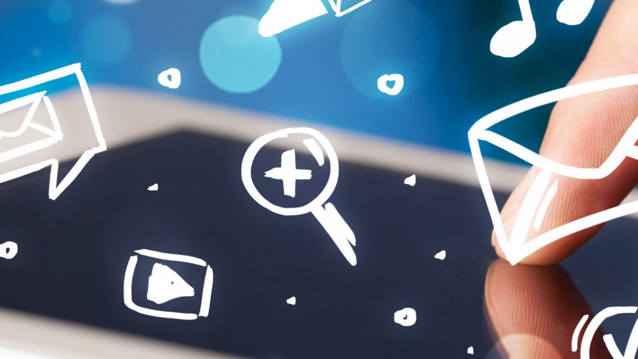 Dispositivo Digital en Blanco y Negro. Wallpaper in 1280x720 Resolution