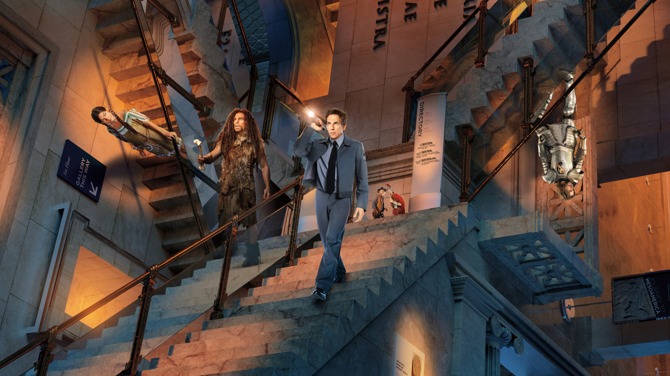 Man in Black Suit Standing on Stairs. Wallpaper in 1366x768 Resolution