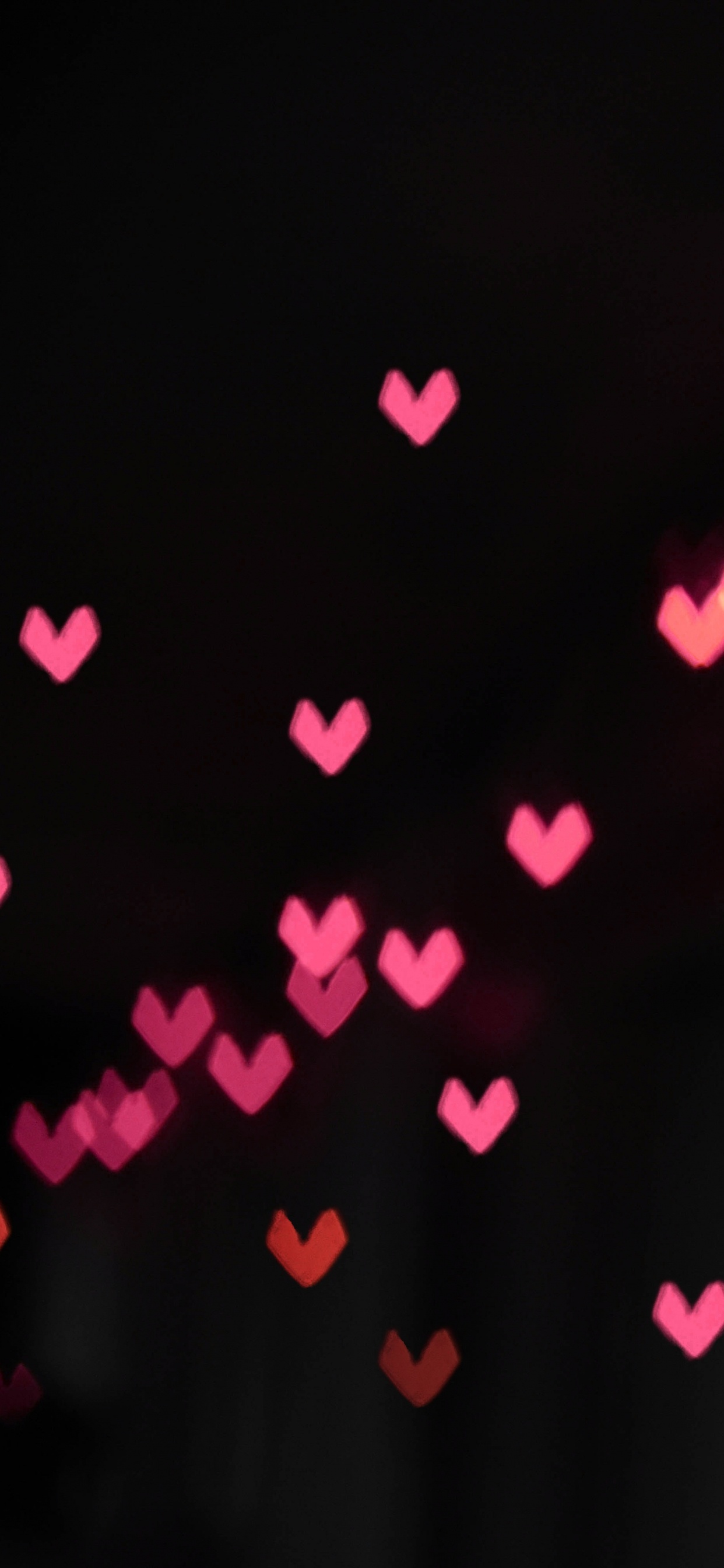 Bokeh, Licht, Pink, Magenta, Nacht. Wallpaper in 1242x2688 Resolution