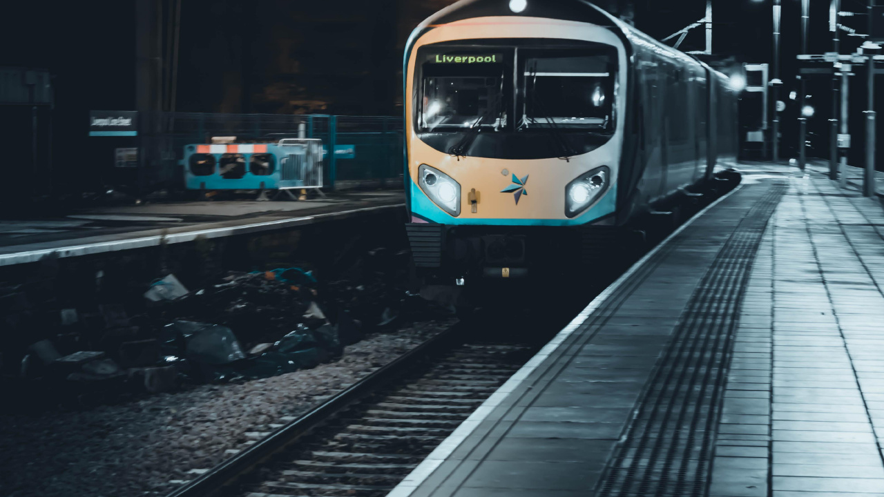 Rail Transport, Train, Automotive Lighting, Rolling Stock, Transport Hub. Wallpaper in 1280x720 Resolution