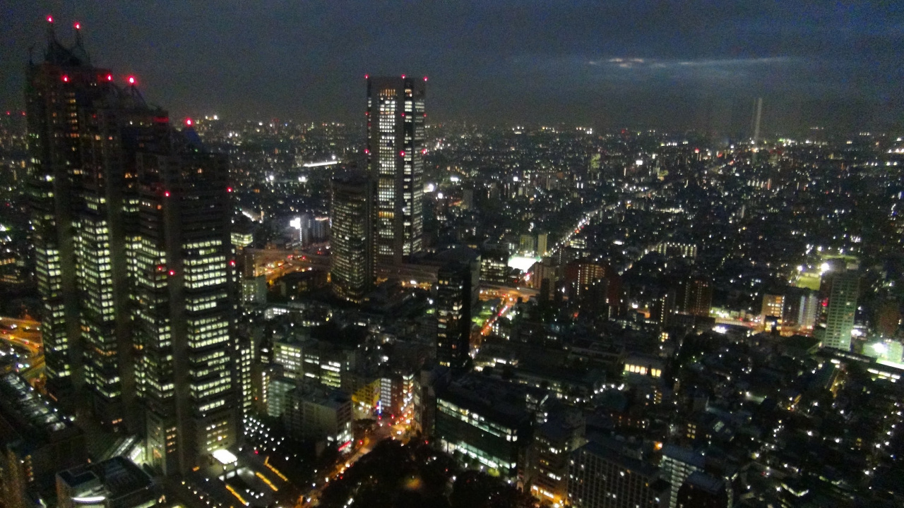 东京塔, 城市景观, 城市, 大都会, 天际线 壁纸 1280x720 允许