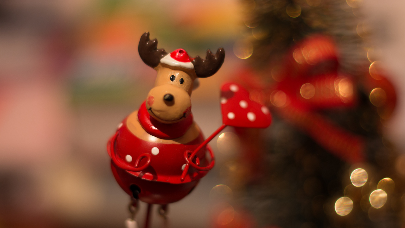 Christmas Ornament, Weihnachten, Weihnachtsdekoration, Veranstaltung, Makro. Wallpaper in 1366x768 Resolution