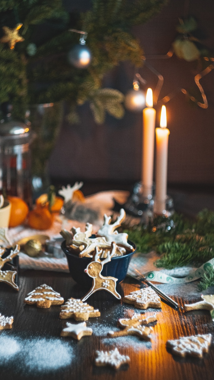 Bougeoir Étoile Blanc et Marron. Wallpaper in 720x1280 Resolution