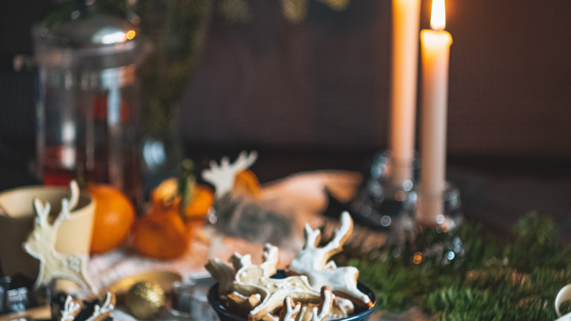 Candelabro Estrella Blanco y Marrón. Wallpaper in 1920x1080 Resolution