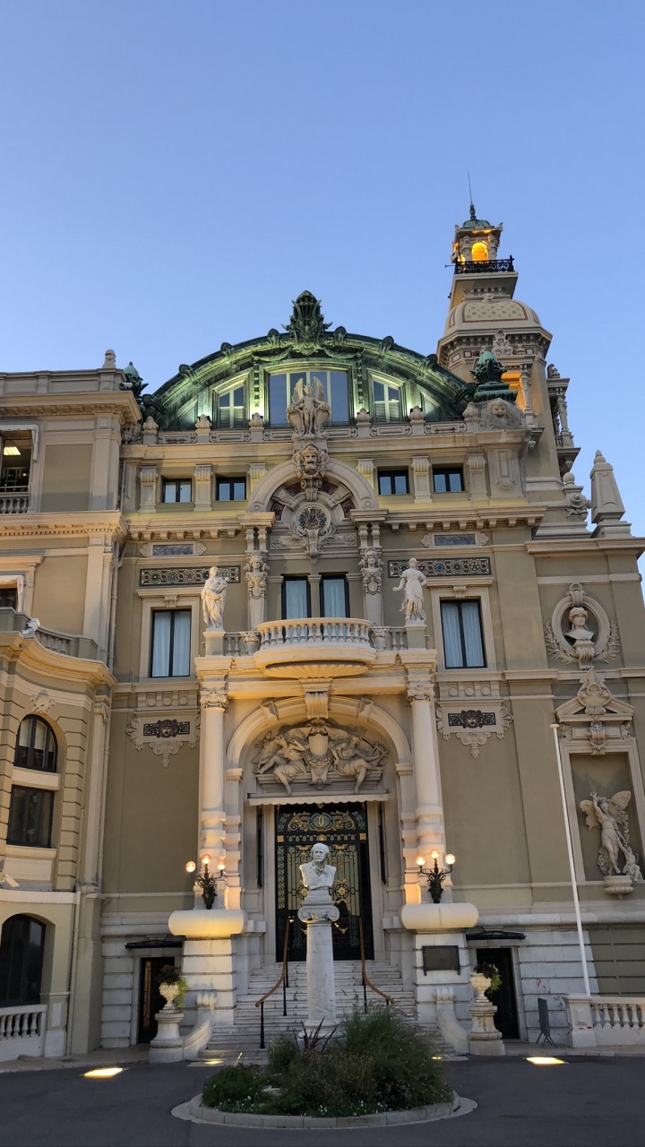 Monte Carlo Casino, Neues Rathaus, Fenster, Fassade, Tür. Wallpaper in 720x1280 Resolution