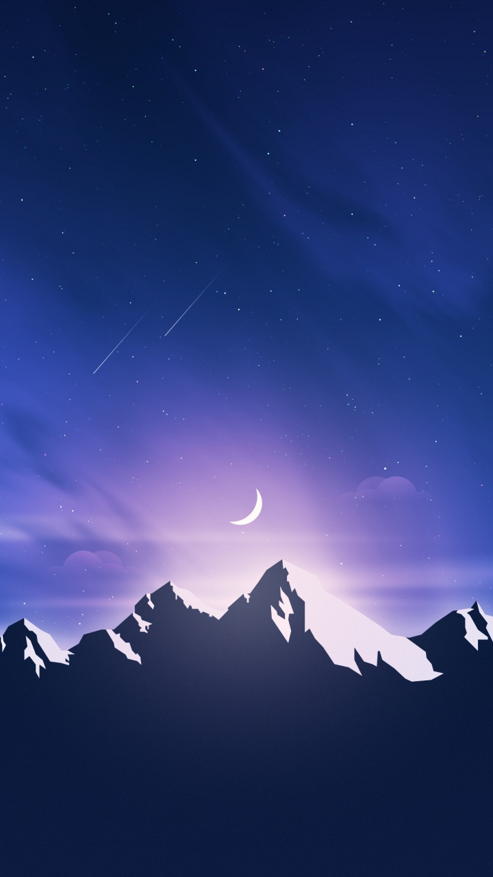 Montaña, Valle, Manzana, Smartphone, Ios. Wallpaper in 720x1280 Resolution