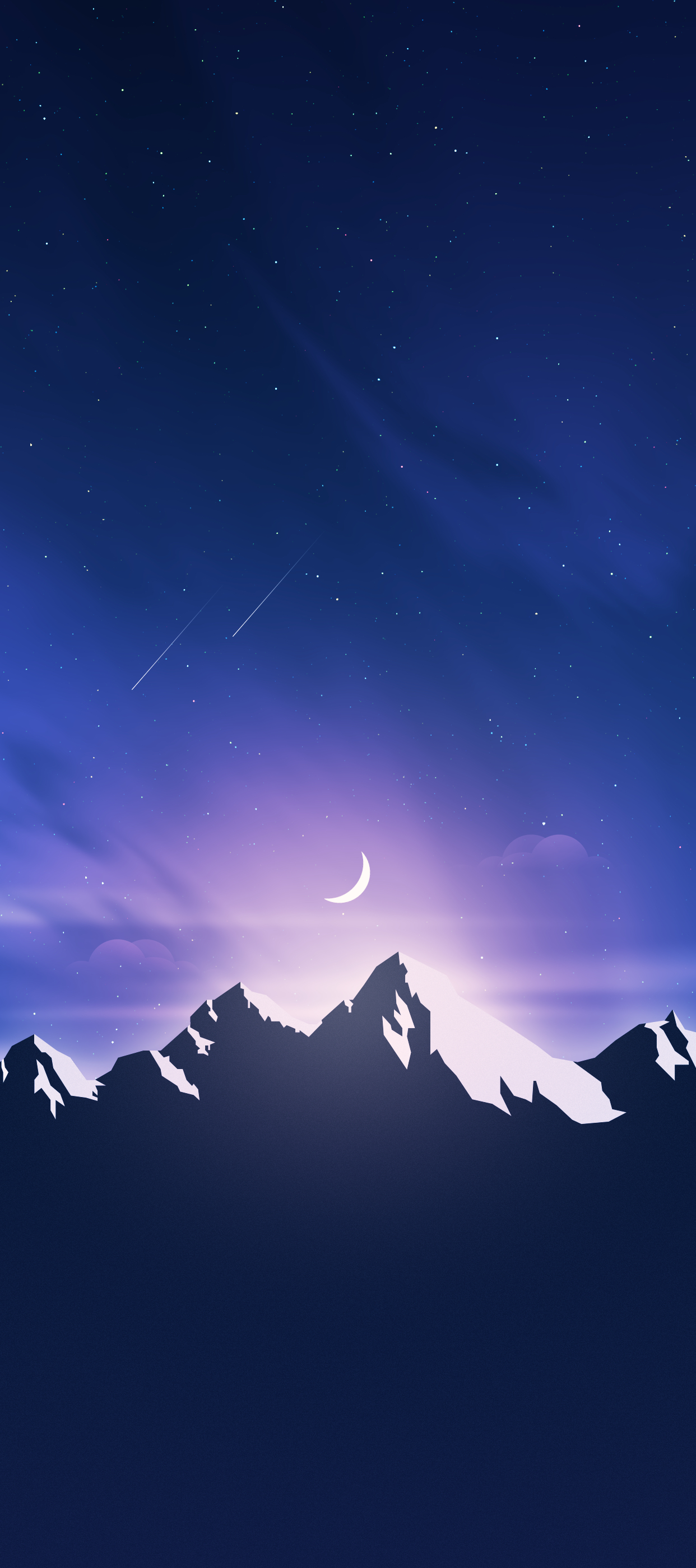 night mountain wallpaper iphone