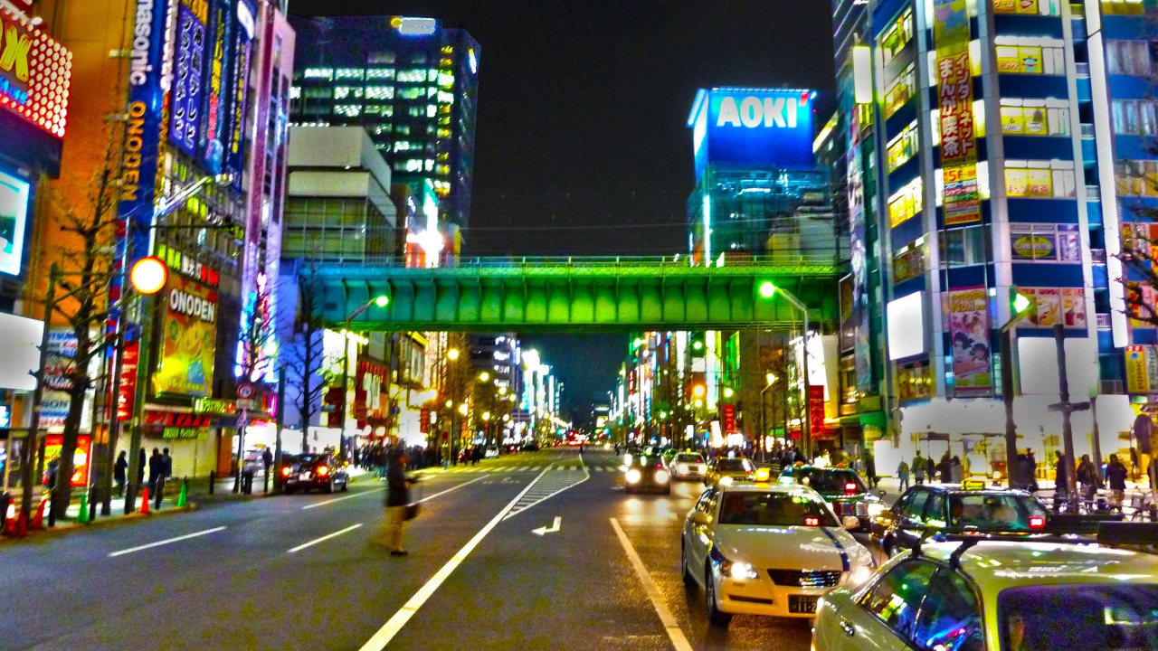 大都会, 城市, 里程碑, 城市景观, 新宿 壁纸 1280x720 允许