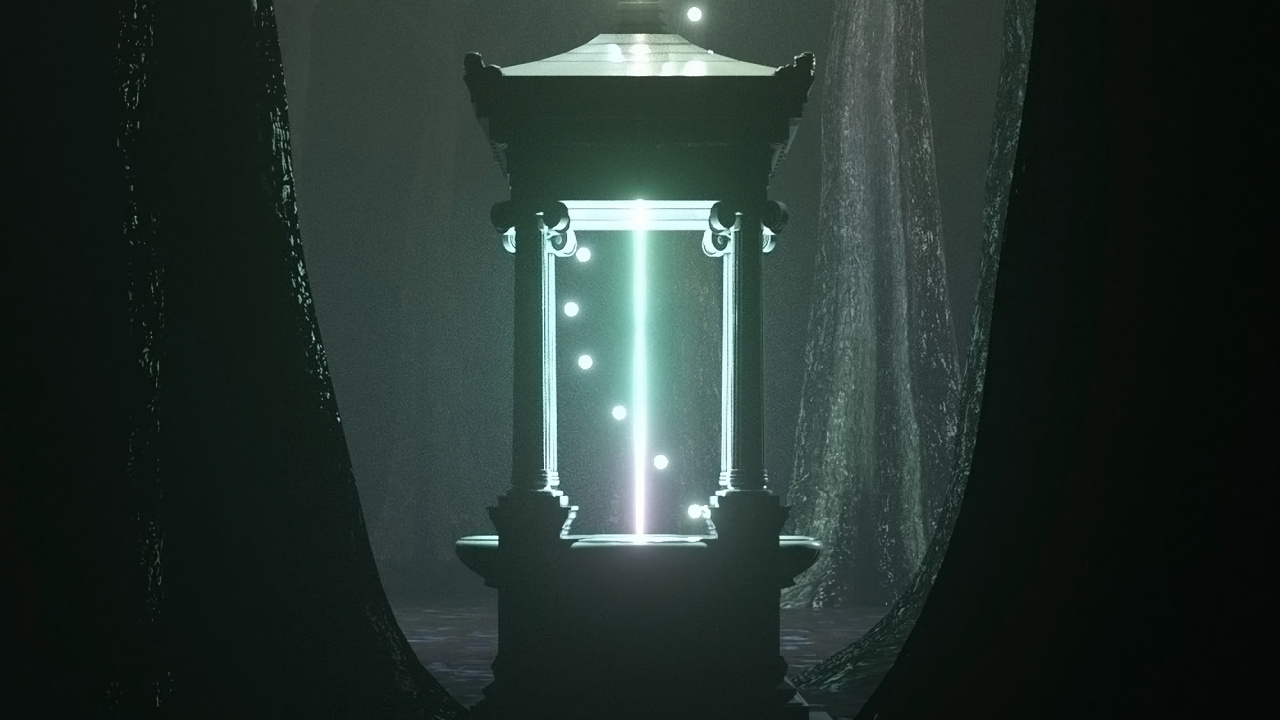 Lanterne à Bougie Noire Sur Textile Floral Noir et Blanc. Wallpaper in 1280x720 Resolution