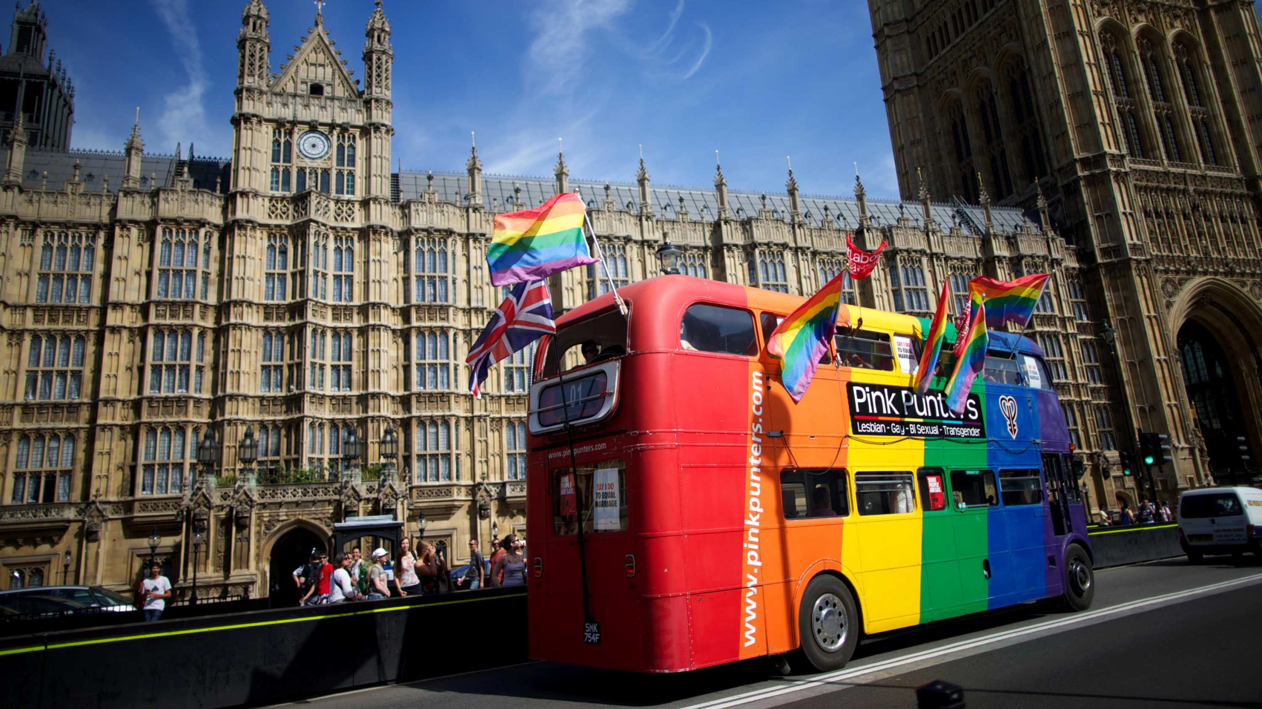 国会大厦, 联合王国议会, 运输, 巴士, 里程碑 壁纸 2560x1440 允许