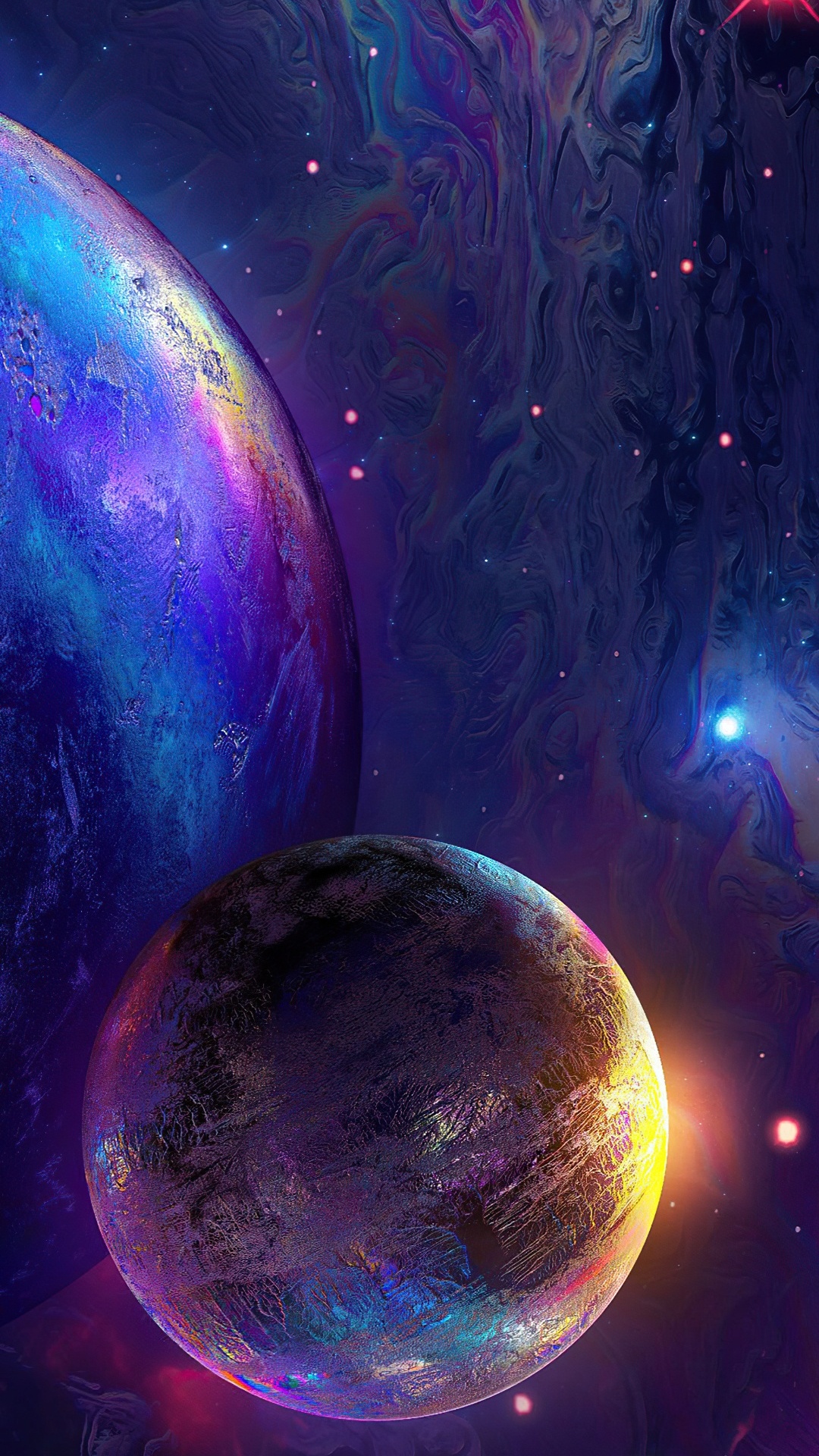 Universo, Ambiente, Luz, Azure, Morado. Wallpaper in 1080x1920 Resolution