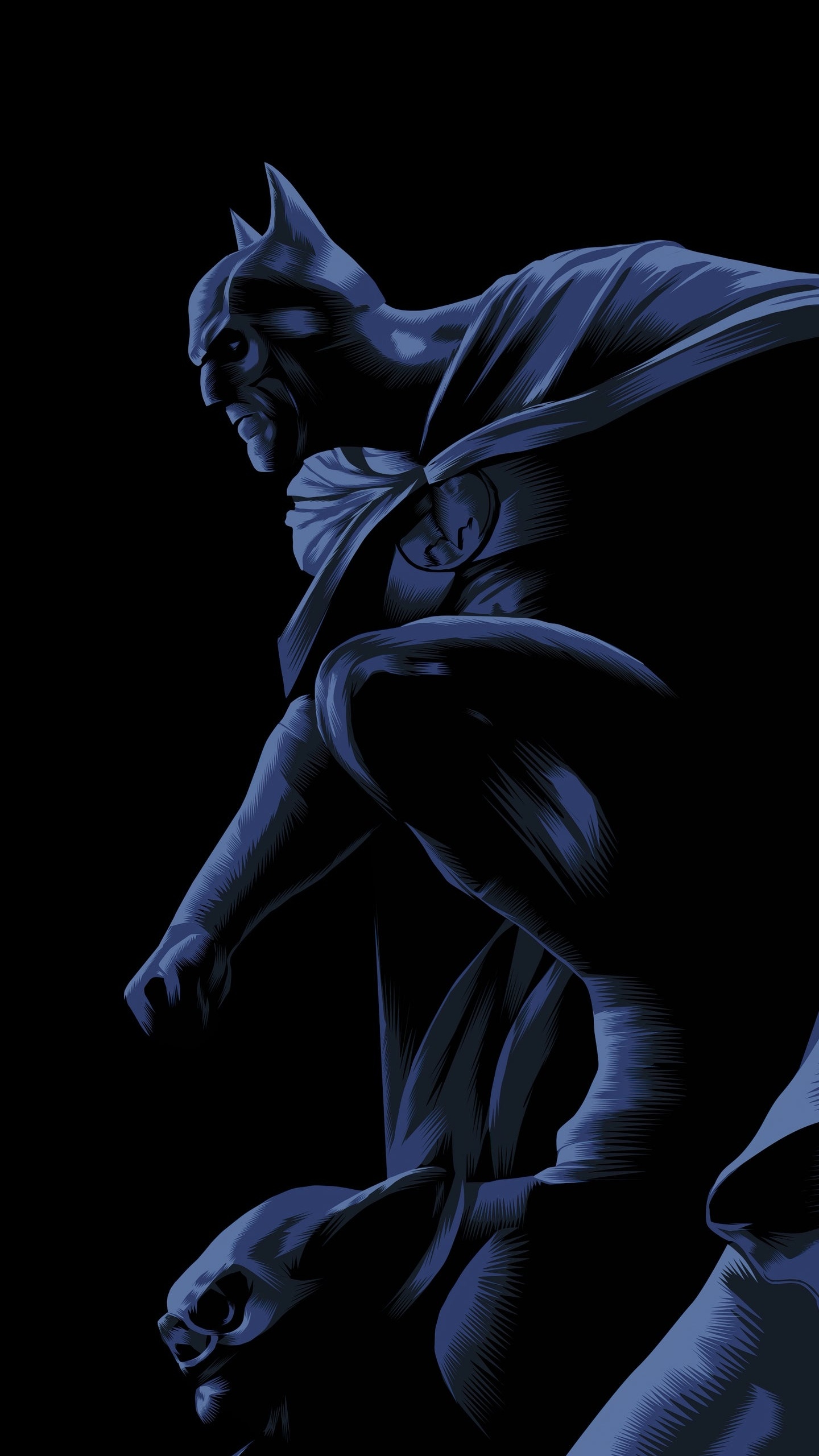Batman, Deathstroke, Deadshot, Superhelden, Digitale Kunst. Wallpaper in 1440x2560 Resolution