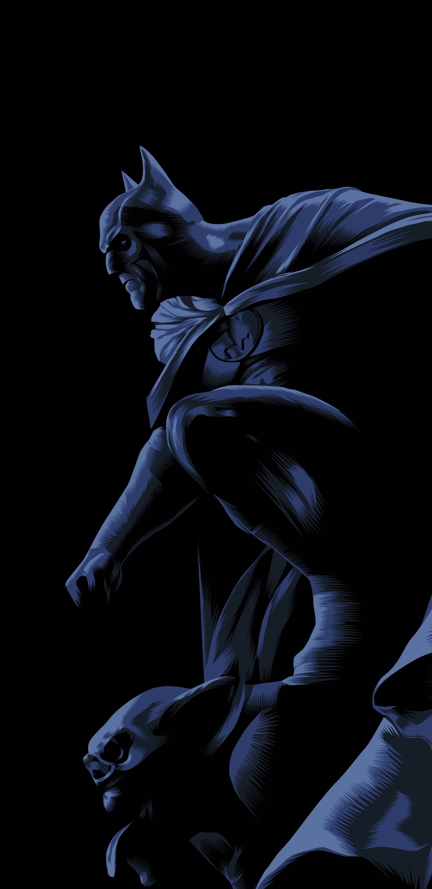 Batman, Deathstroke, Deadshot, Superhelden, Digitale Kunst. Wallpaper in 1440x2960 Resolution