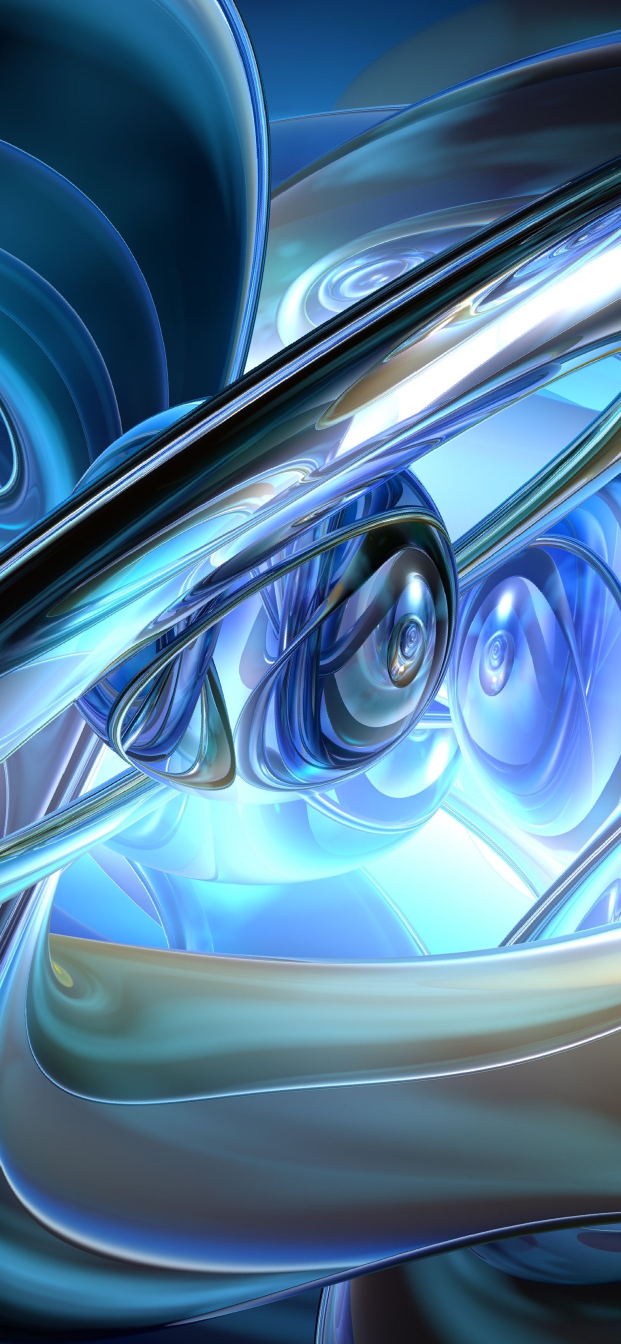 Pintura Abstracta Blanca y Dorada. Wallpaper in 1242x2688 Resolution