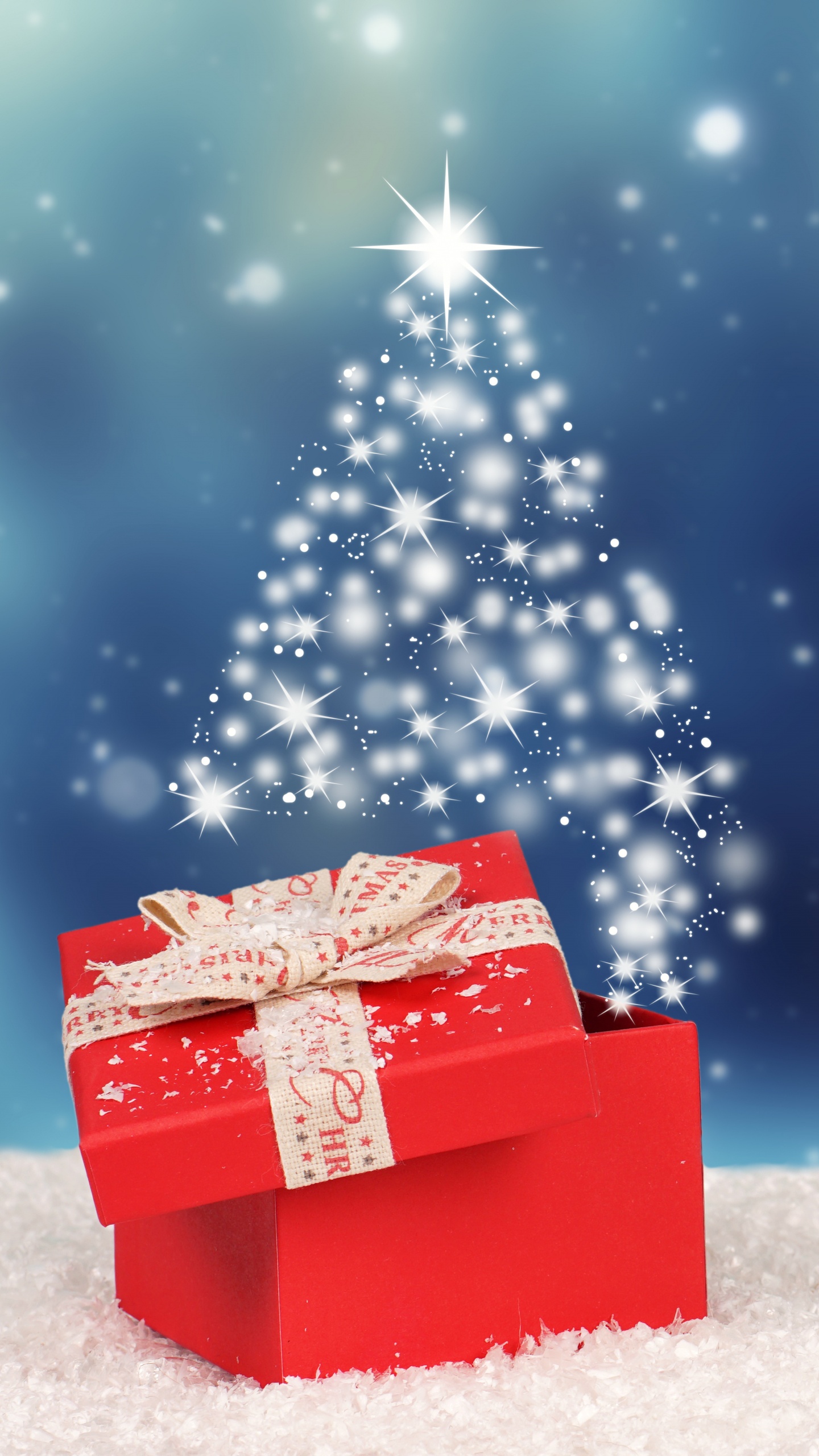 圣诞节那天, 冬天, 圣诞节, 圣诞树, 圣诞前夕 壁纸 1440x2560 允许