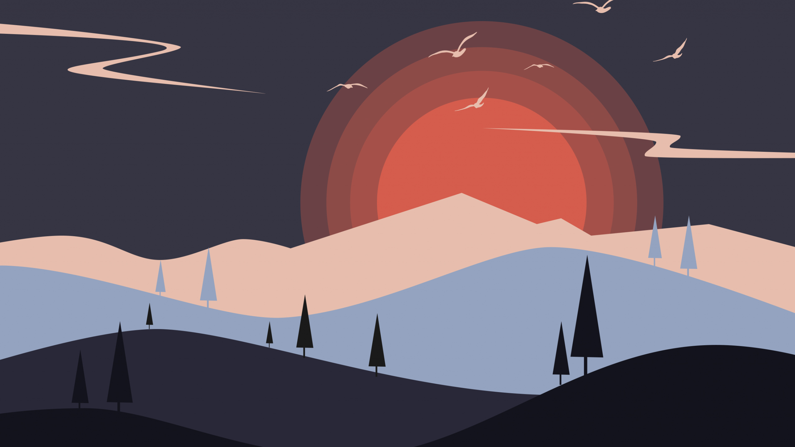 Espace, Art, Événement, Graphique, Carmine. Wallpaper in 2560x1440 Resolution