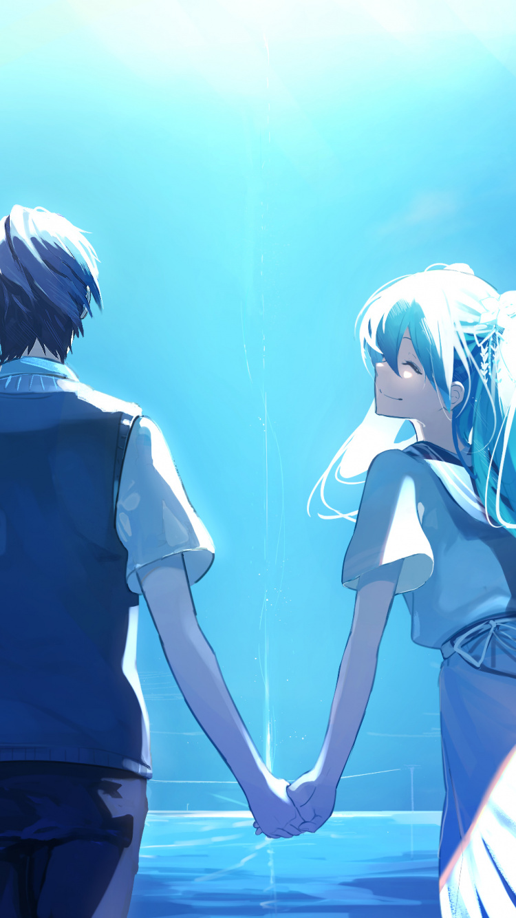 Personajes de Anime Masculinos y Femeninos. Wallpaper in 750x1334 Resolution