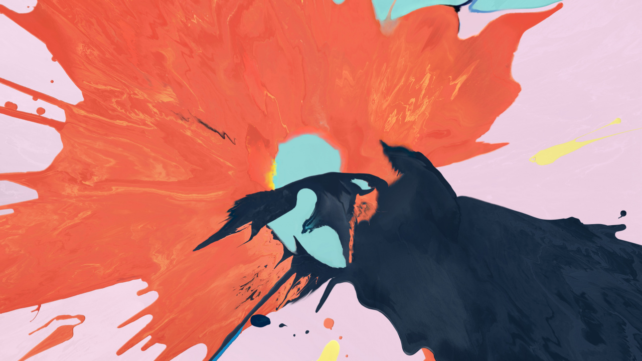 Black and White Bird Painting. Wallpaper in 1280x720 Resolution